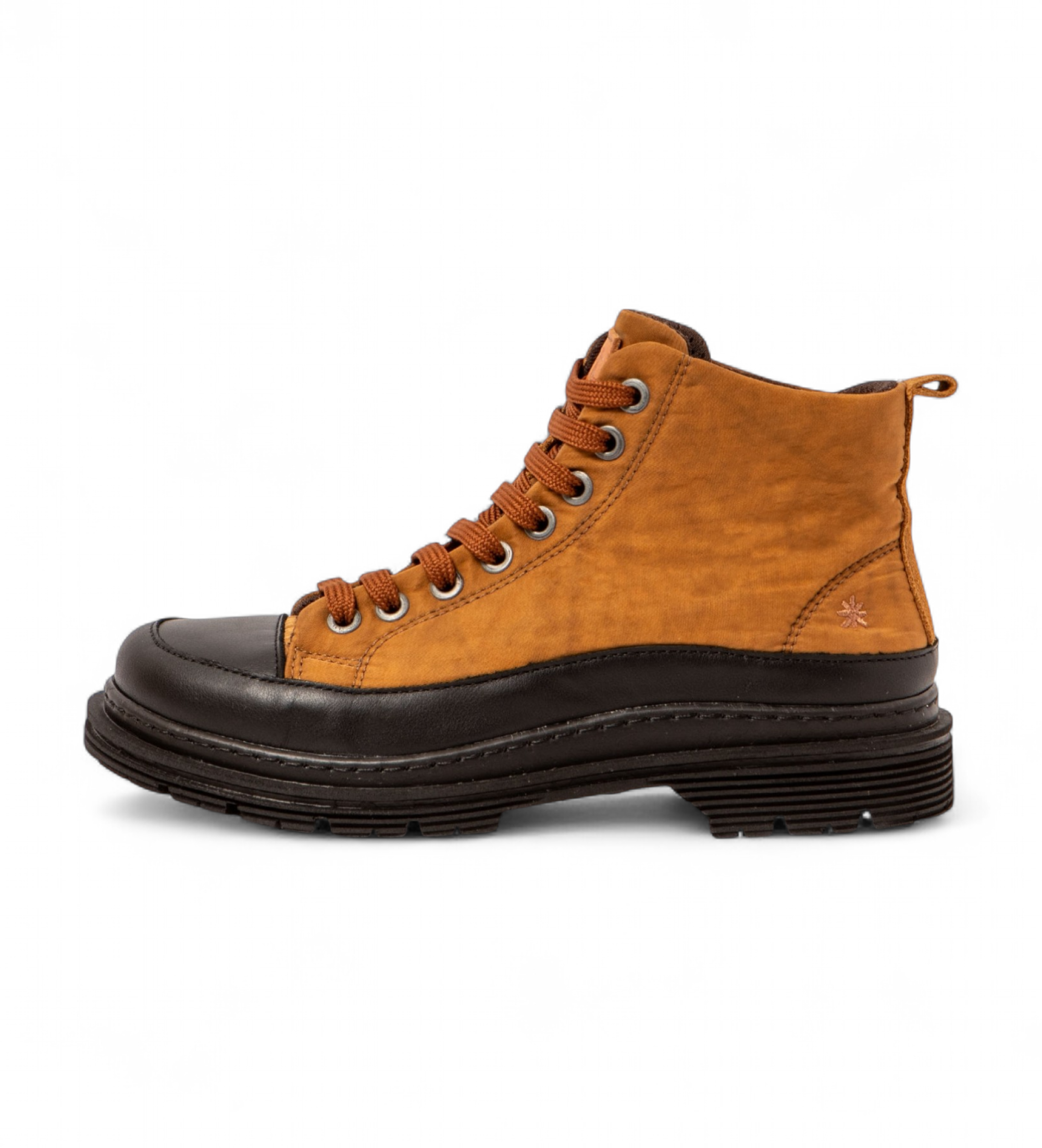 Art Unisex. 1189511SH003_023 Stiefelette 1895 Birmingham braun (44), Stoff, Wohnung, Schnürsenkel, Lässig