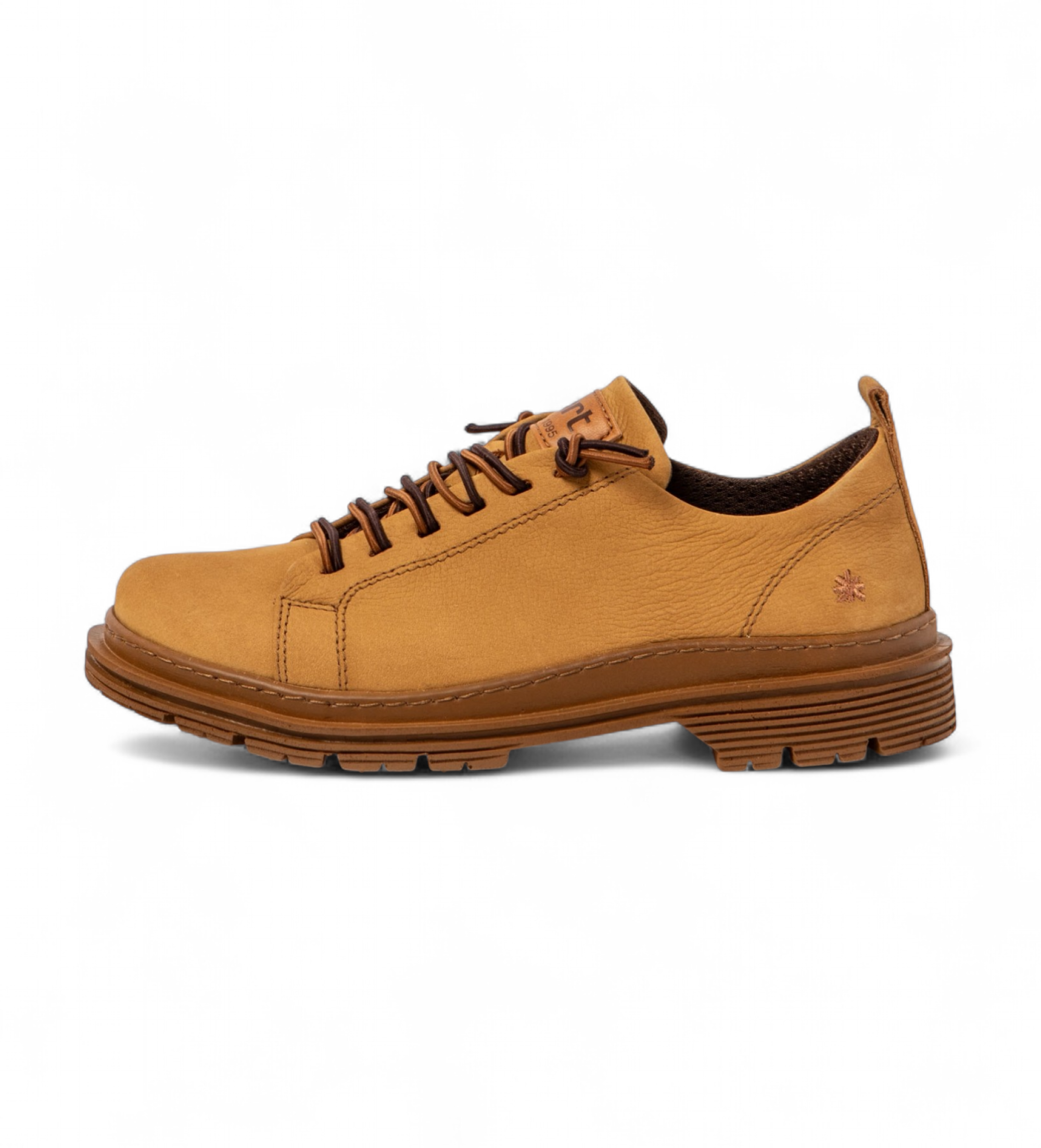 Art Unisex. 1189712ZK003_024 1897 Birmingham braune Lederschuhe (39), Beige, Wohnung, Schnürsenkel, Lässig