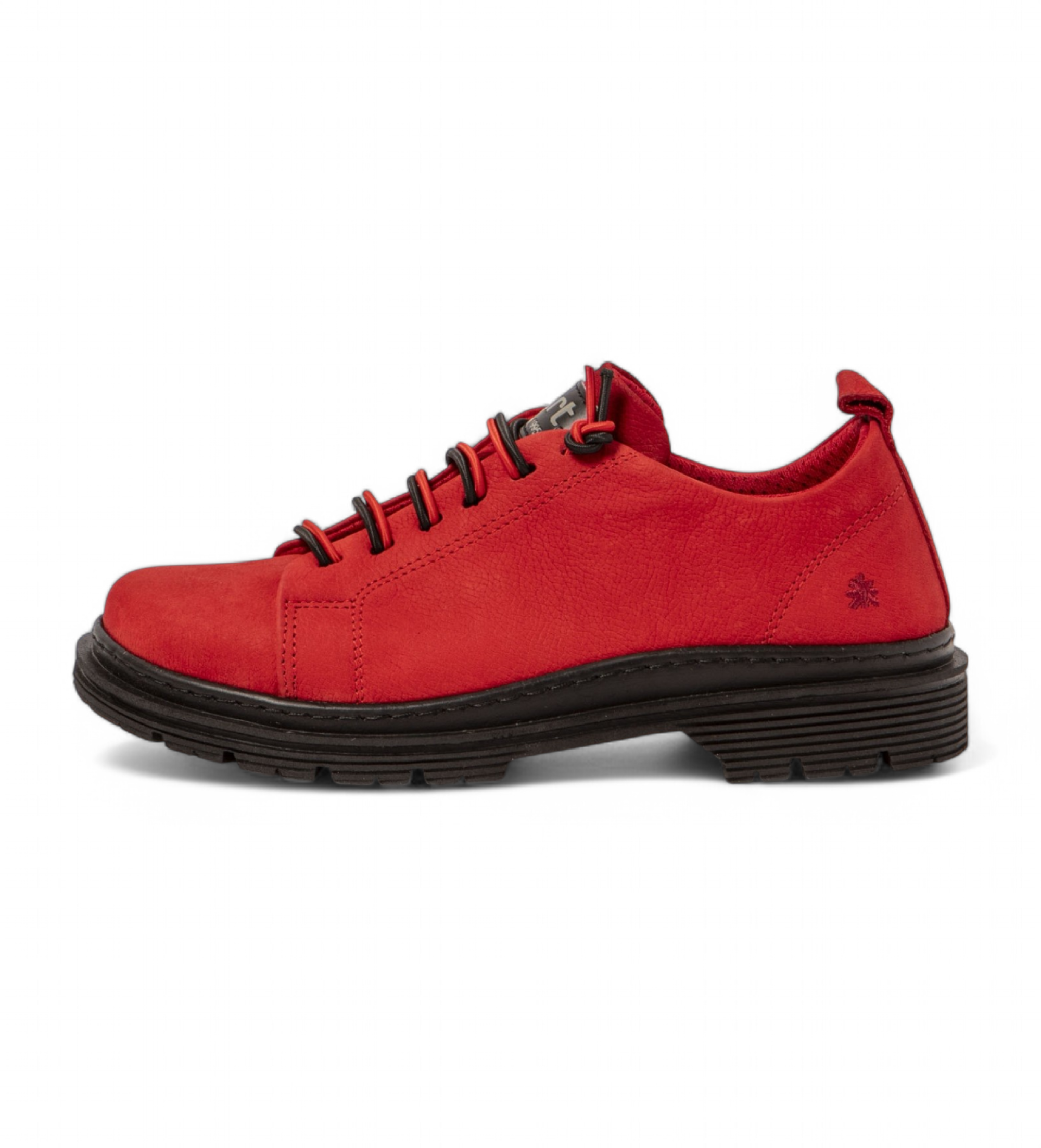 Art Unisex. 118971208003_008 1897 Birmingham rote Lederschuhe (45), 3 bis 5 cm, Schnürsenkel, Lässig