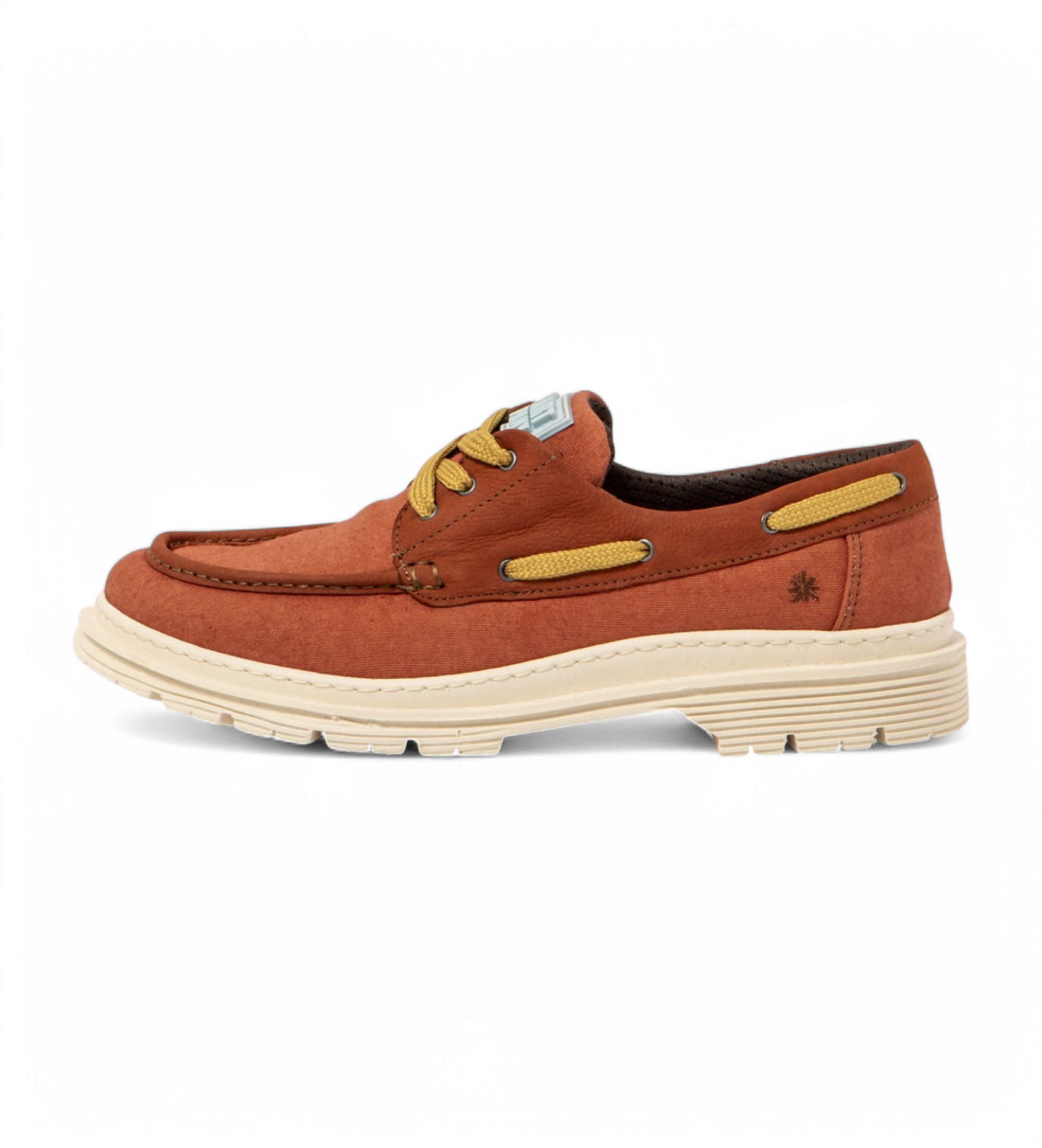 Art Unisex. 1190111MH003_006 Lederschuhe 1901 Birmingham orange (42), Wohnung, 3 bis 5 cm, Schnürsenkel, Lässig