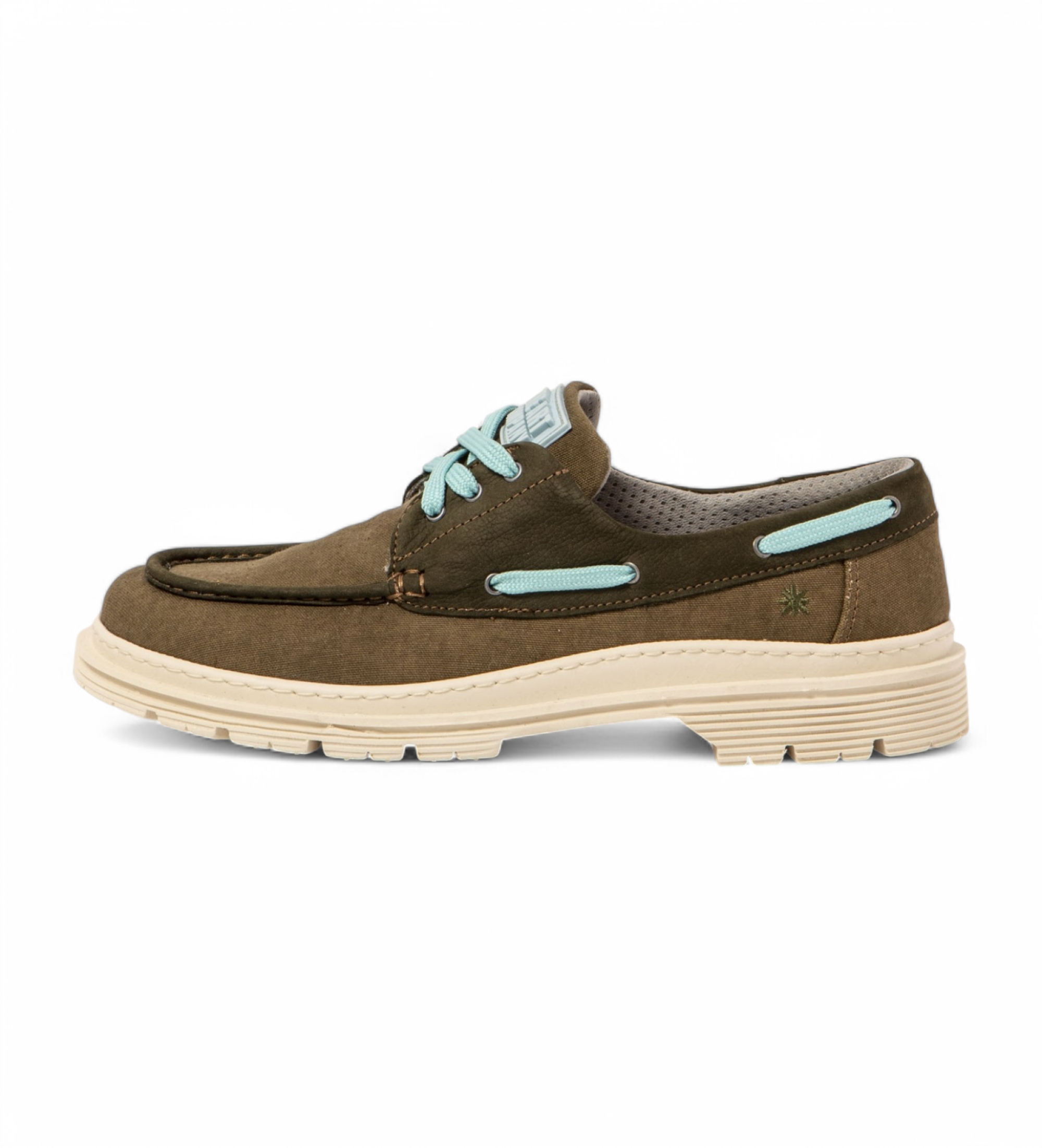 Art Unisex. 119011122003_0G3 Lederschuhe 1901 Birmingham grün (37), 3 bis 5 cm, Schnürsenkel, Lässig