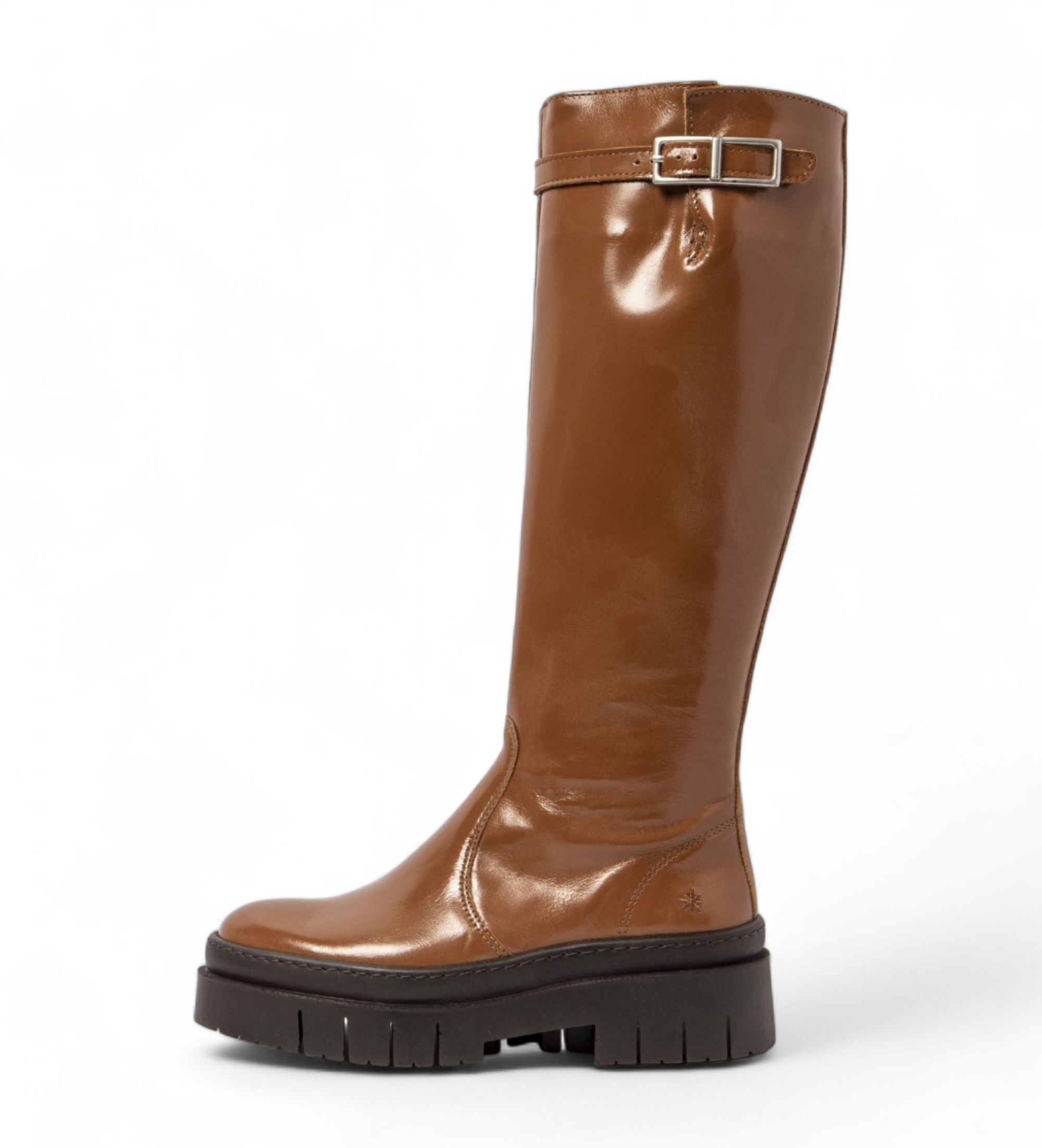 Art für Damen. 119591132003_023 Braune Lederstiefel 1959 (41), Wohnung, Reißverschluss, Lässig