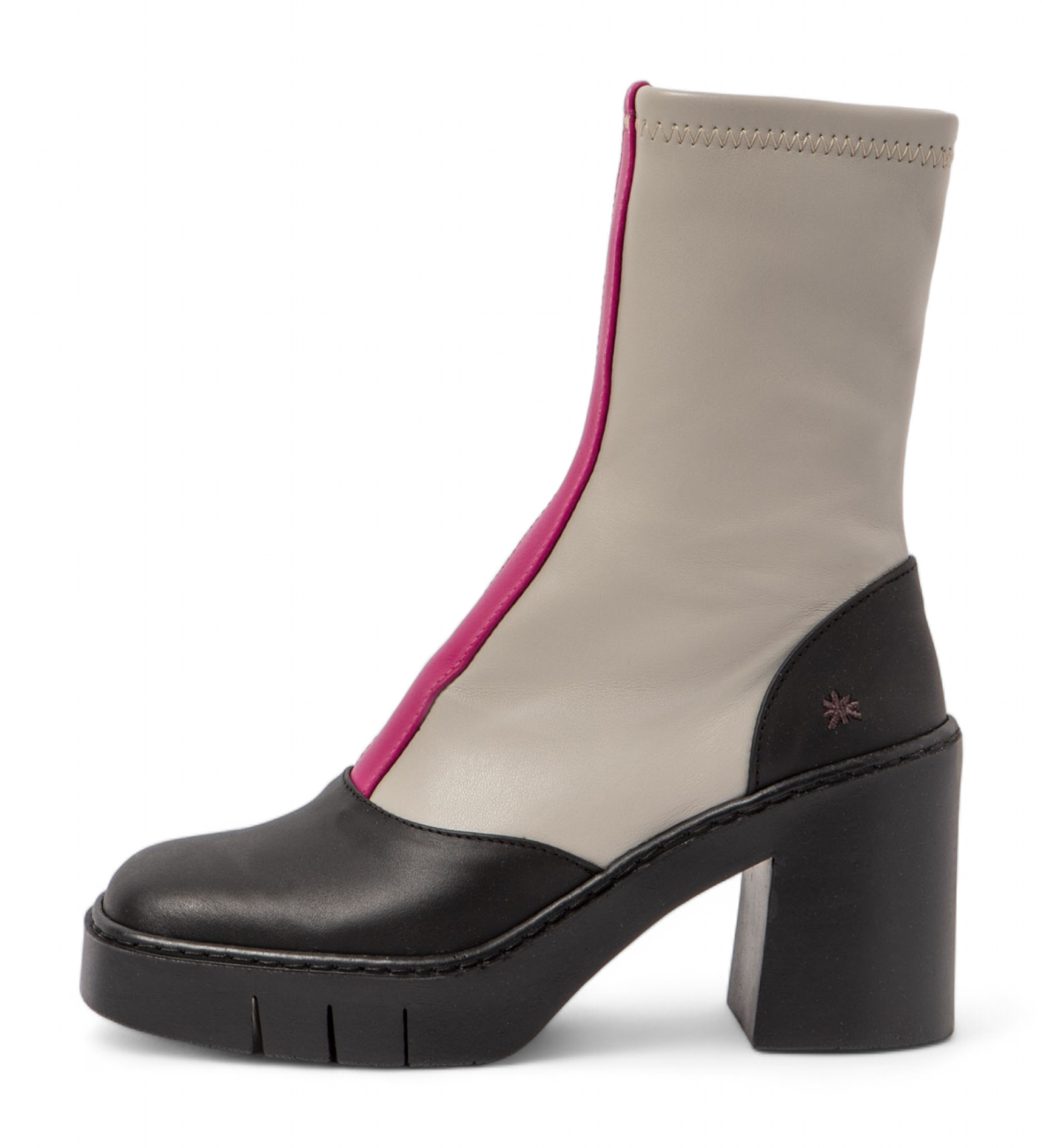 Art für Damen. 1197311LR003_001 Stiefelette 1973 beige (40), 8 bis 10 cm, Reißverschluss, Lässig