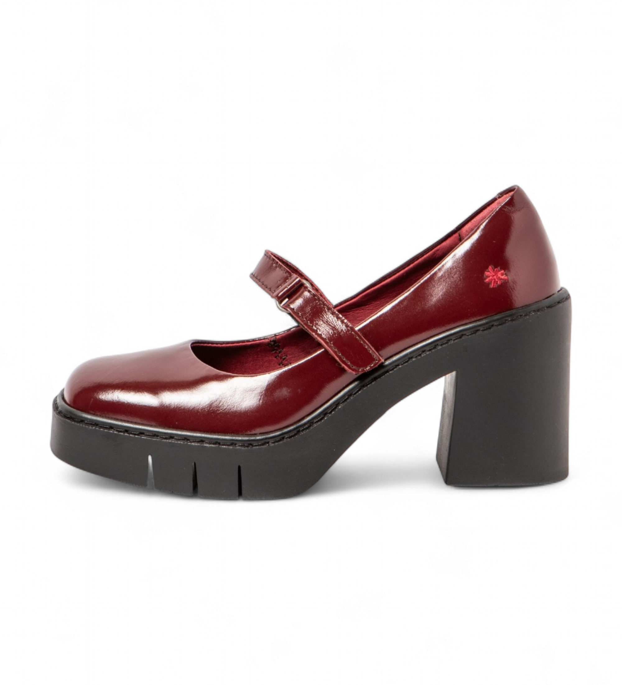 Art für Damen. 119771367003_008 Lederschuhe 1977 Berna rot (39), 8 bis 10 cm, Keine, Lässig, Klassisch