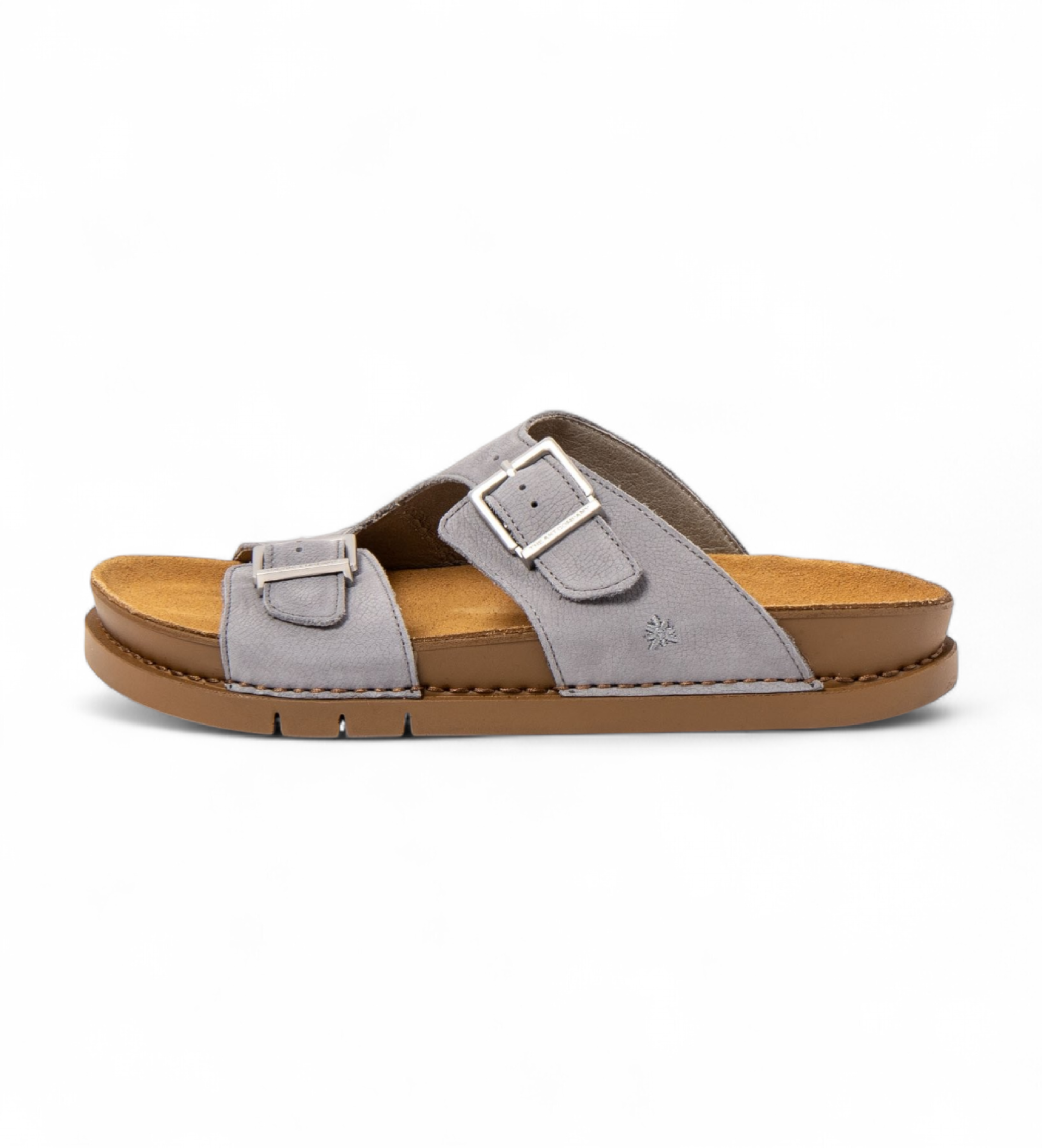 Artunisex. 120201150003_0B0 Leren sandalen 2020 Kassel blauw (36), Leer, Plat, Gesp, Casual