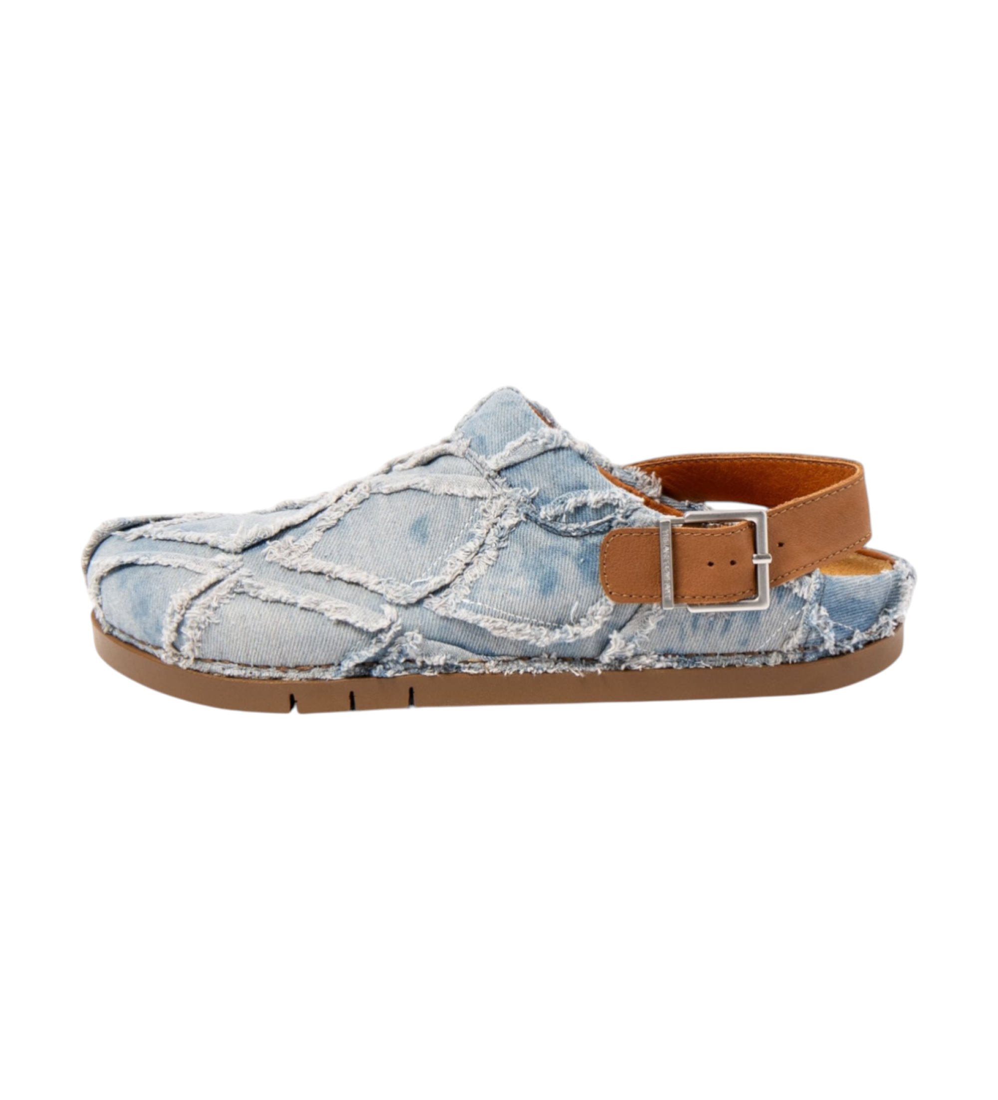 Artunisex. 12024S1H7003_0MU Klompen 2024S Kassel blauw (40), Stof, Plat, Geen, Casual