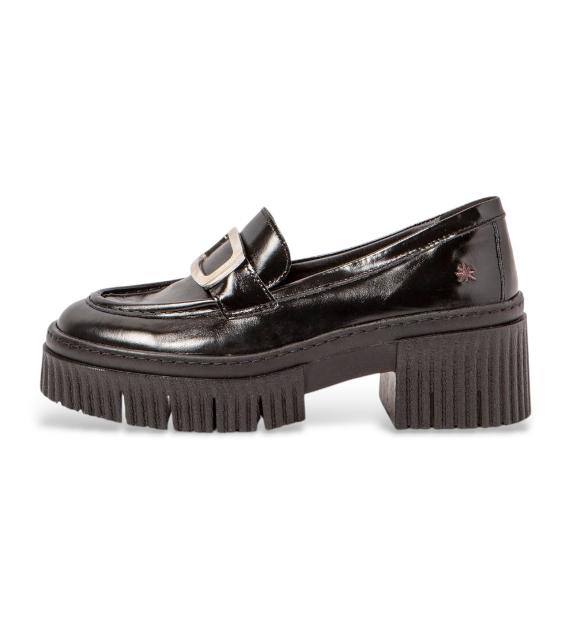 Art für Damen. 113721101003_001 Leder Mokassins 1372 schwarz (37), 3 bis 5 cm, Keine, Lässig
