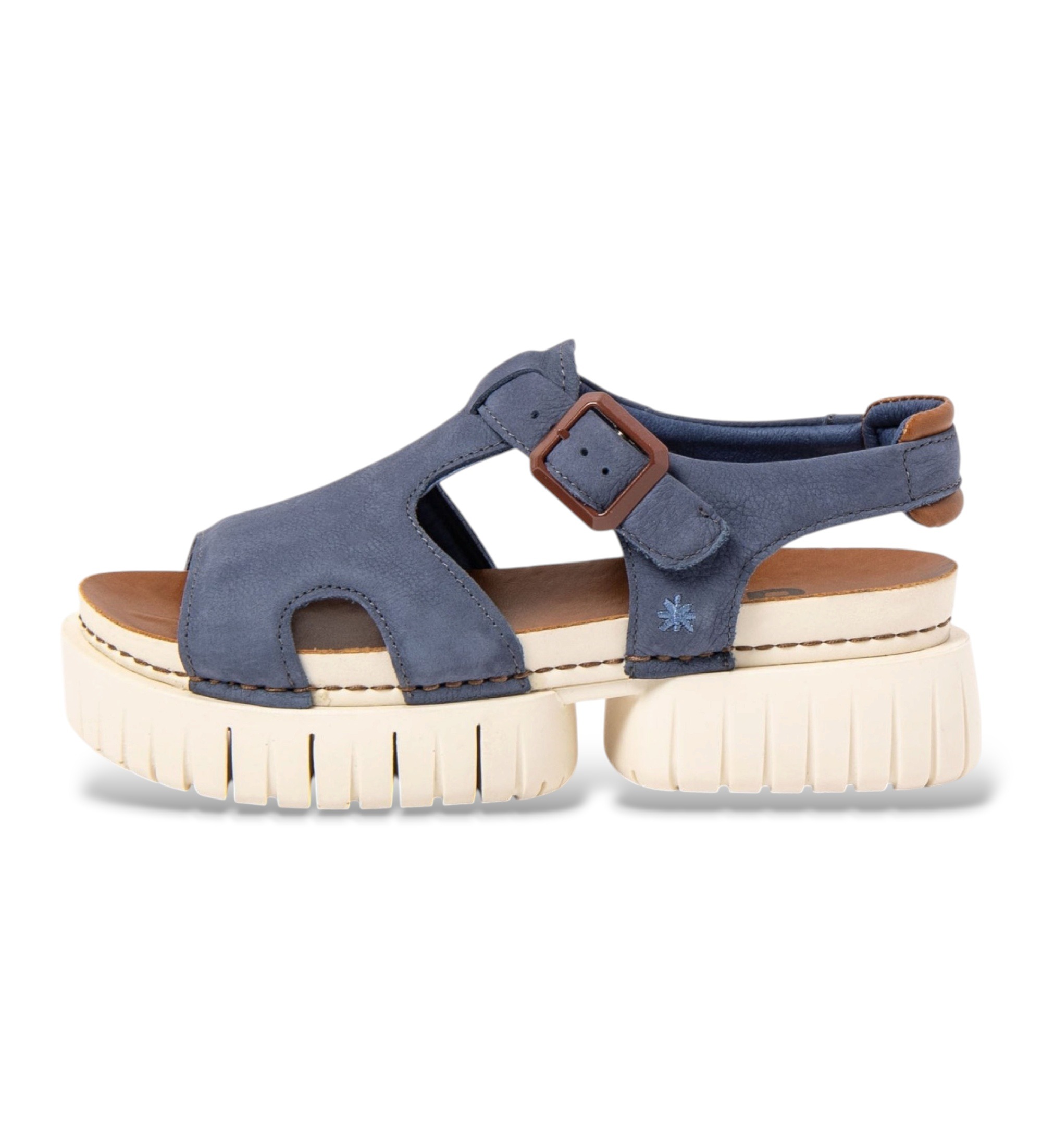 Artvoor vrouwen. 1188211NF003_0B0 Sandalen 1882 Madeira blauw (39), 5 tot 8 cm, Gesp, Casual