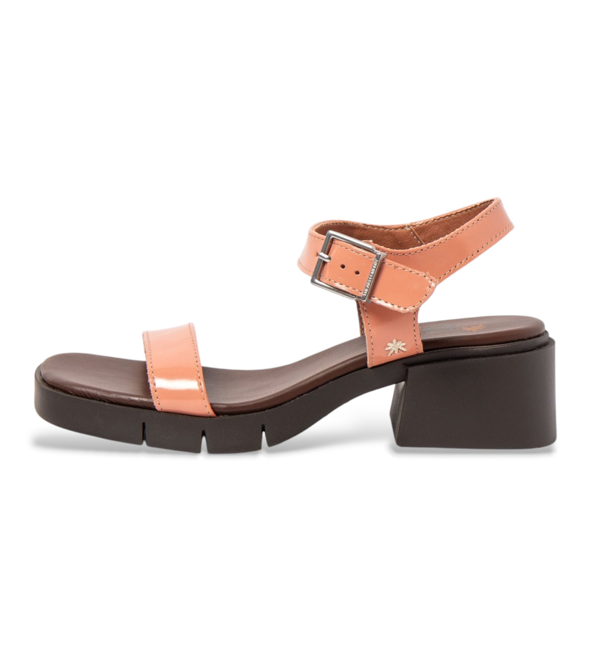 Art für Damen. 1206011AX003_ESP Sandalen 2060 aus rosa Leder (40), 5 bis 8 cm, Schnalle, Mehrfarbig, Klassisch