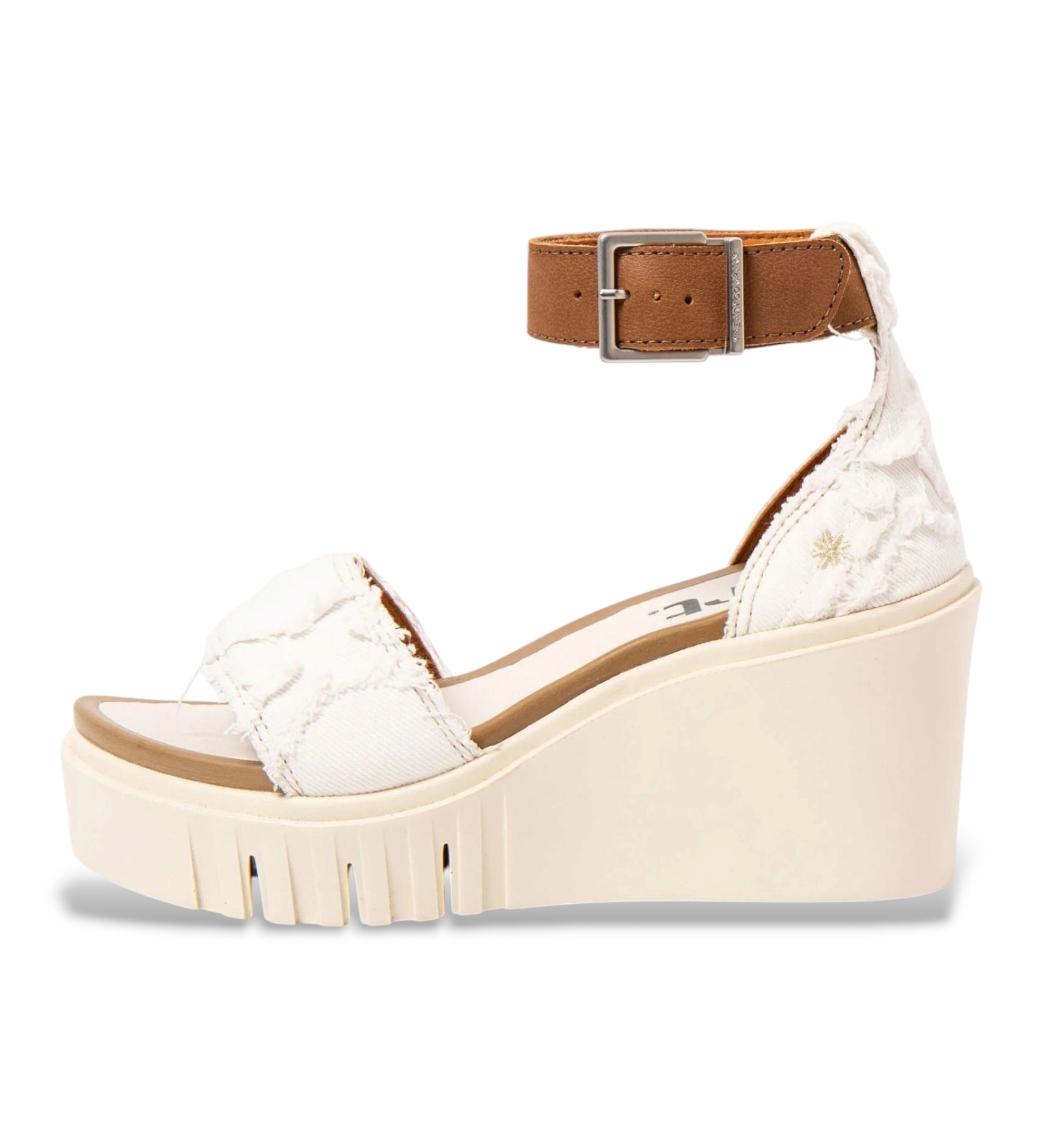 Art für Damen. 12085S1WU003_017 Sandalen 2085S Catania off white (36), Weiß, Stoff, 8 bis 10 cm, Schnalle, Lässig