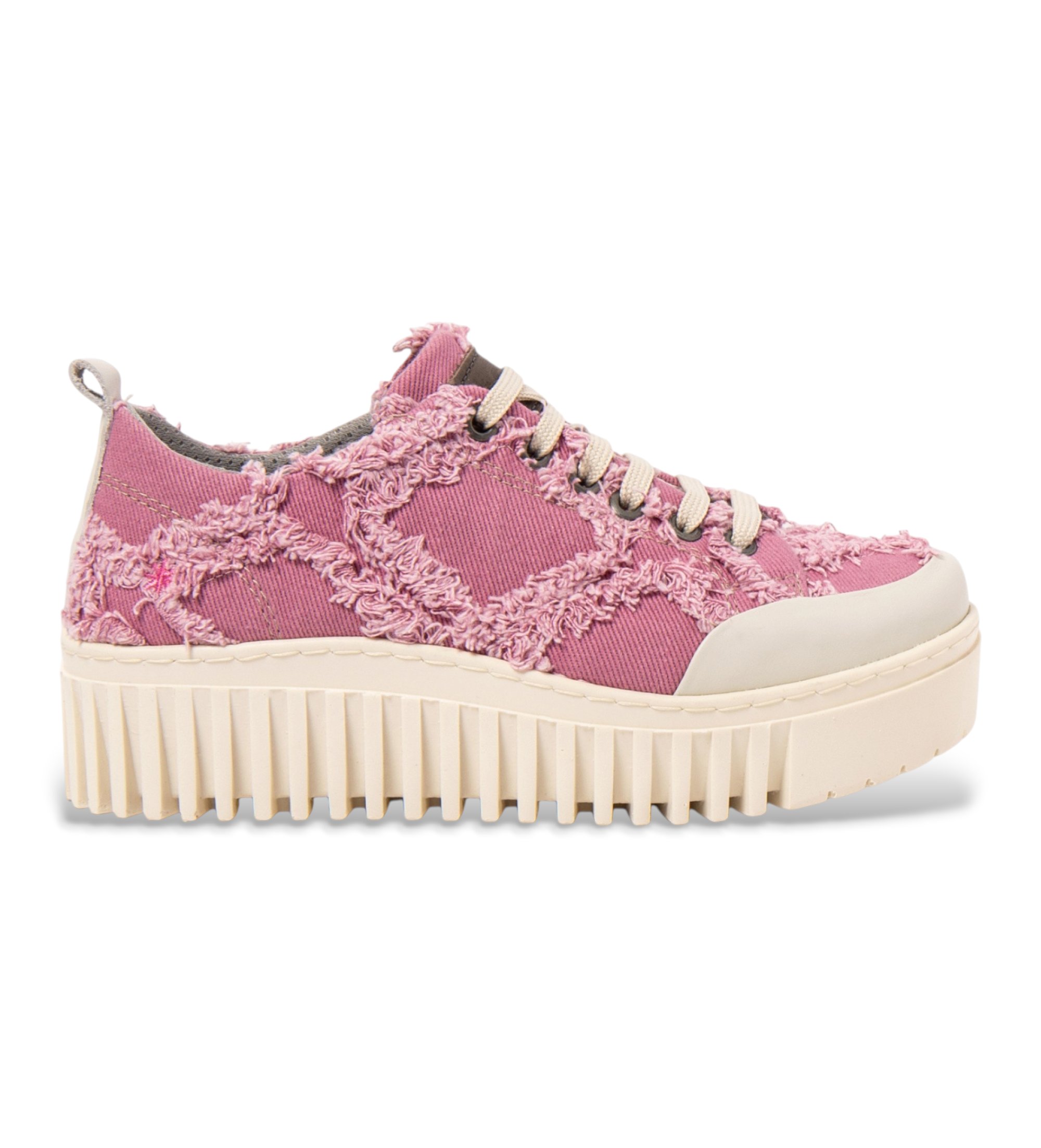 Art für Damen. 11534S143003_043 Turnschuhe 1534S Brighton rosa (42), Stoff, 3 bis 5 cm, Schnürsenkel, Lässig