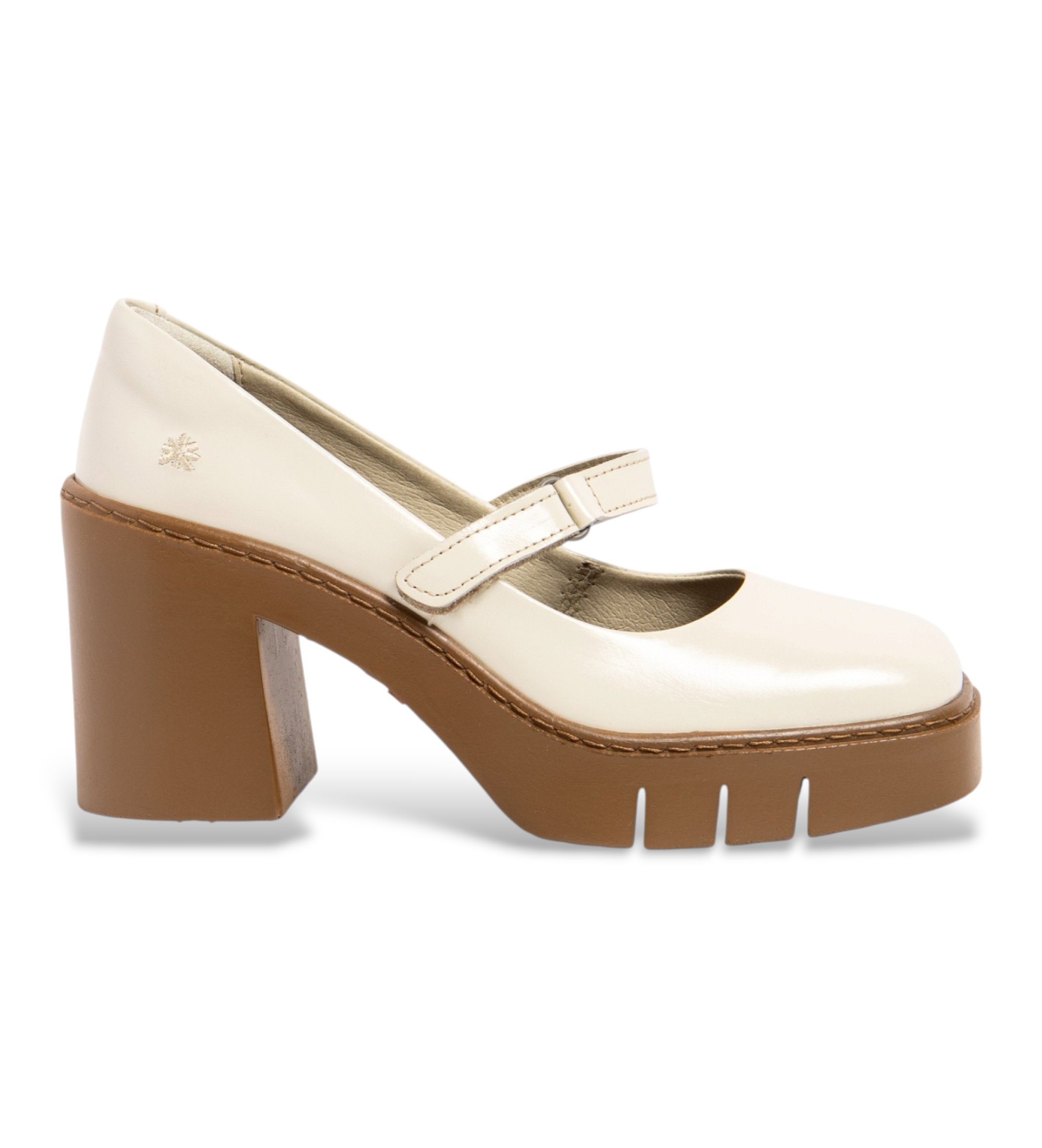Art für Damen. 1197713ZZ003_020 1977 Off-white Lederschuhe (41), Beige, 8 bis 10 cm, Keine, Klassisch