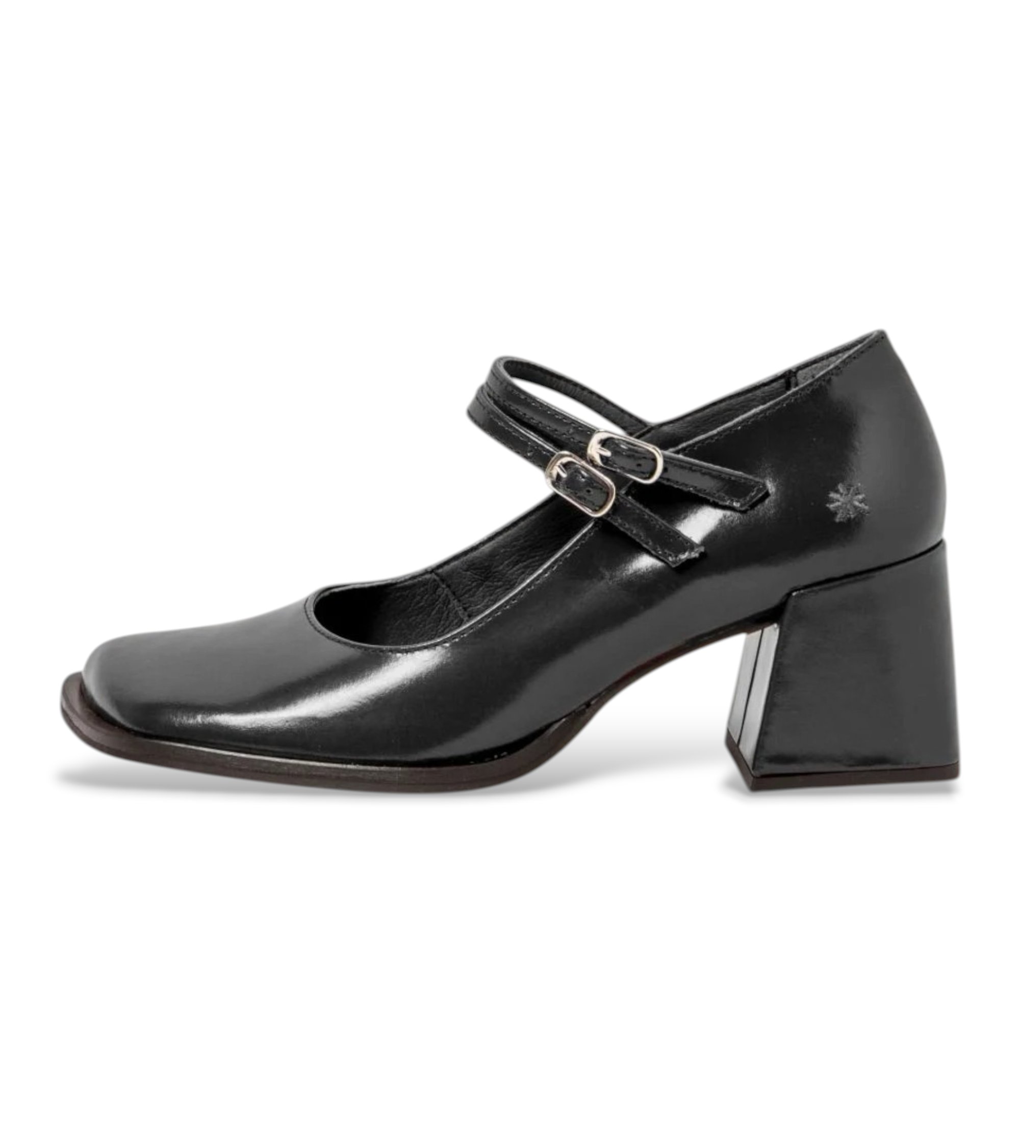 Art für Damen. 117041101003_001 Lederschuhe 1704 Verona schwarz (41), 5 bis 8 cm, Schnalle, Lässig, Klassisch