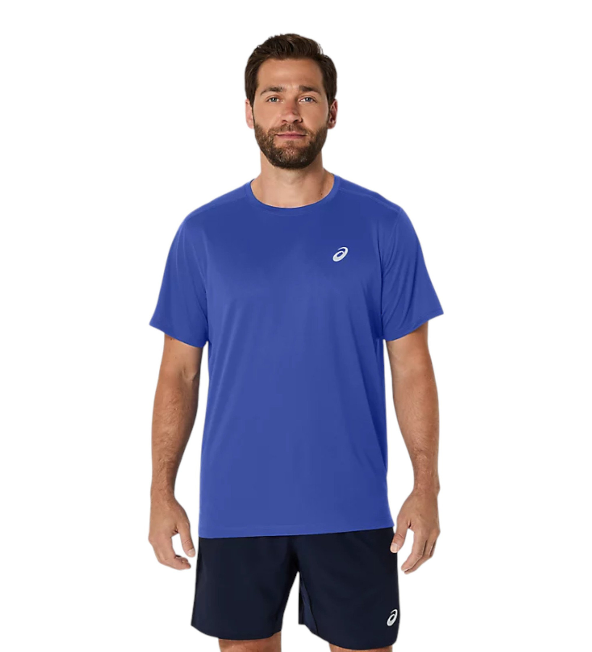 Asics für Herren. 2011D221 Core Ss T-shirt blau (XXL), Lässig, Sportlich, Multisport, Kurzarm