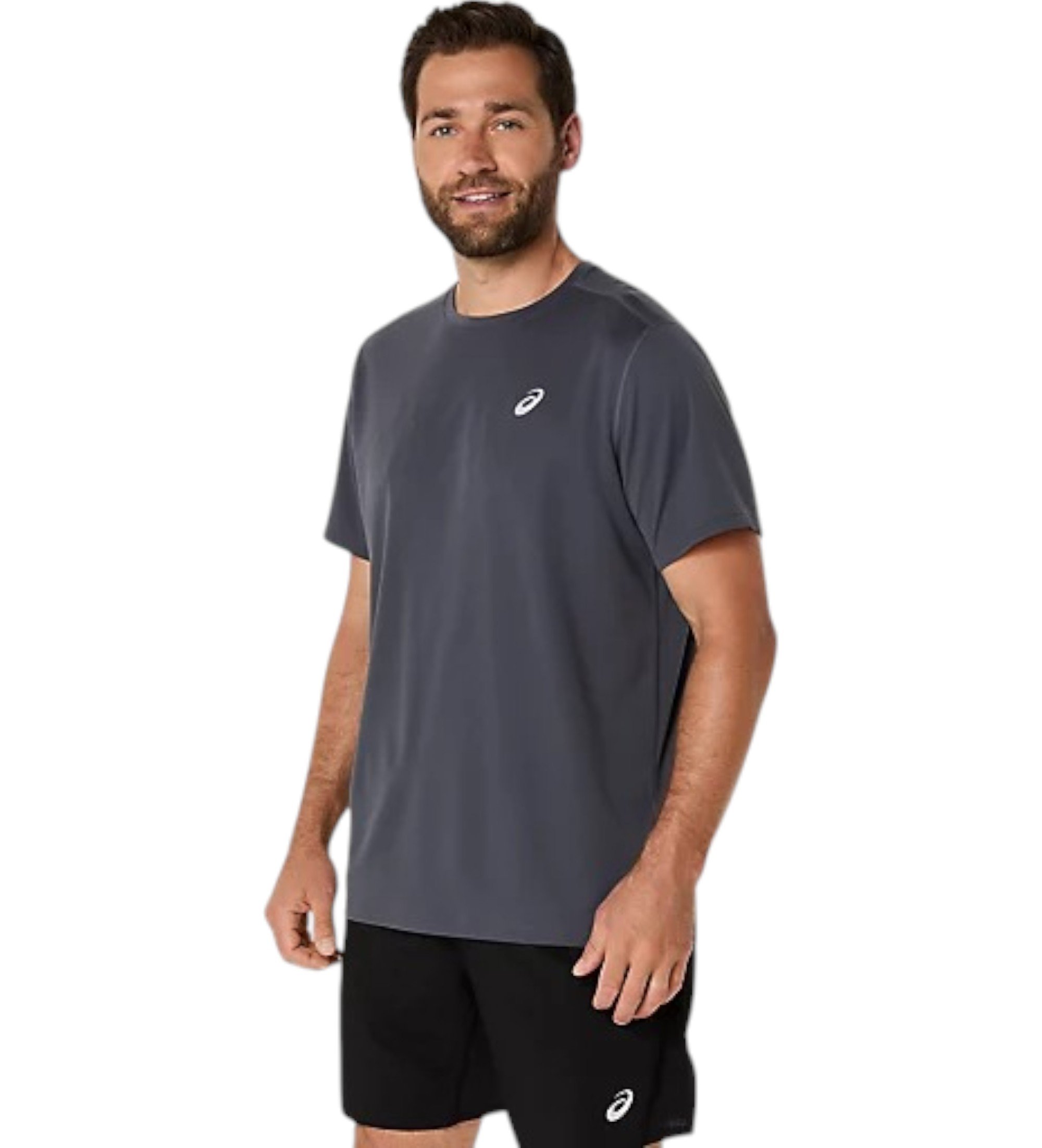 Asics für Herren. 2011D221 Kurzarm-T-Shirt Core grau (M), Sportlich, Synthetisch, Multisport, Nachhaltig