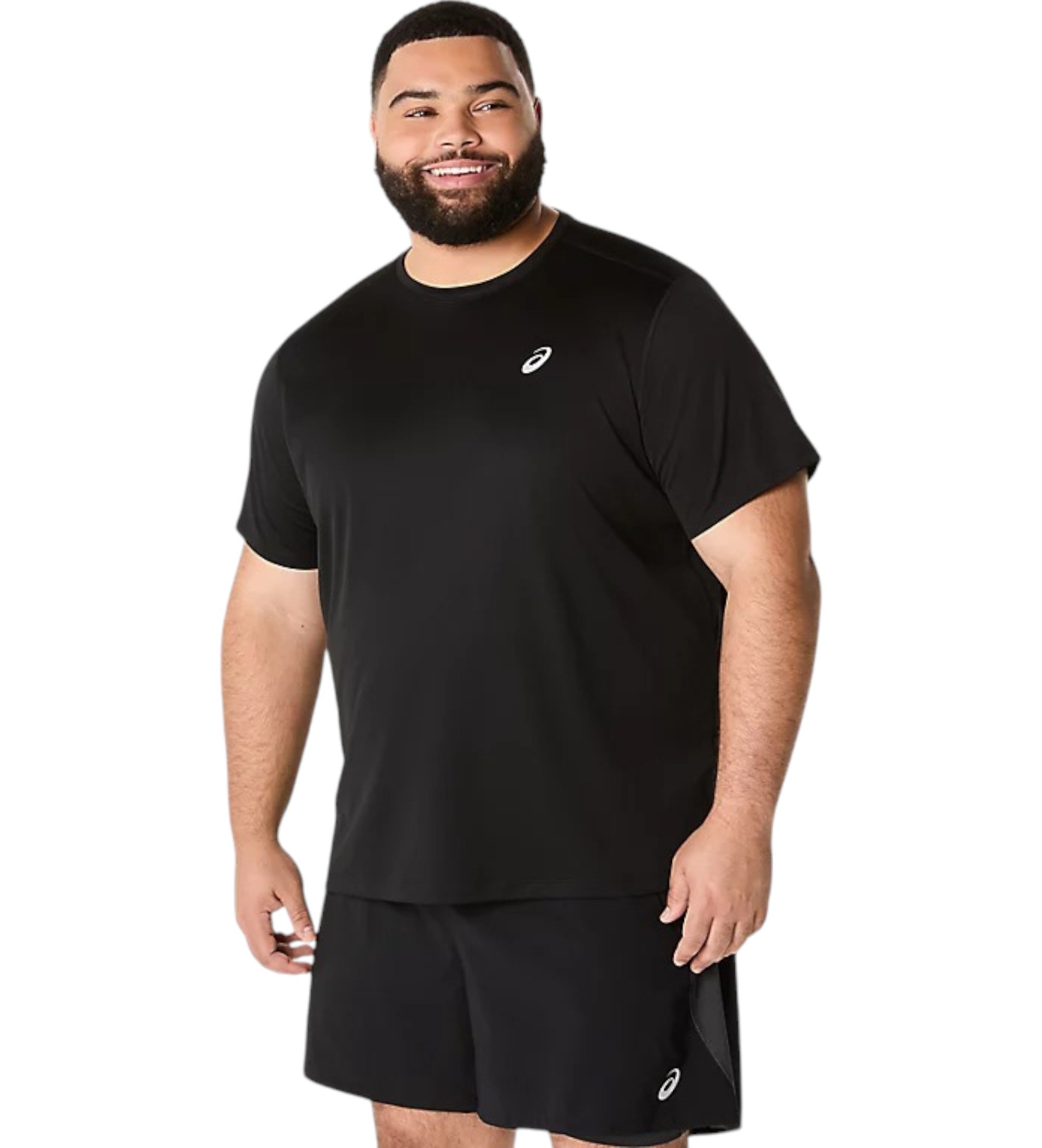 Asics für Herren. 2011D221 Core Kurzarm-T-Shirt schwarz (XL), Sportlich, Synthetisch, Multisport, Nachhaltig