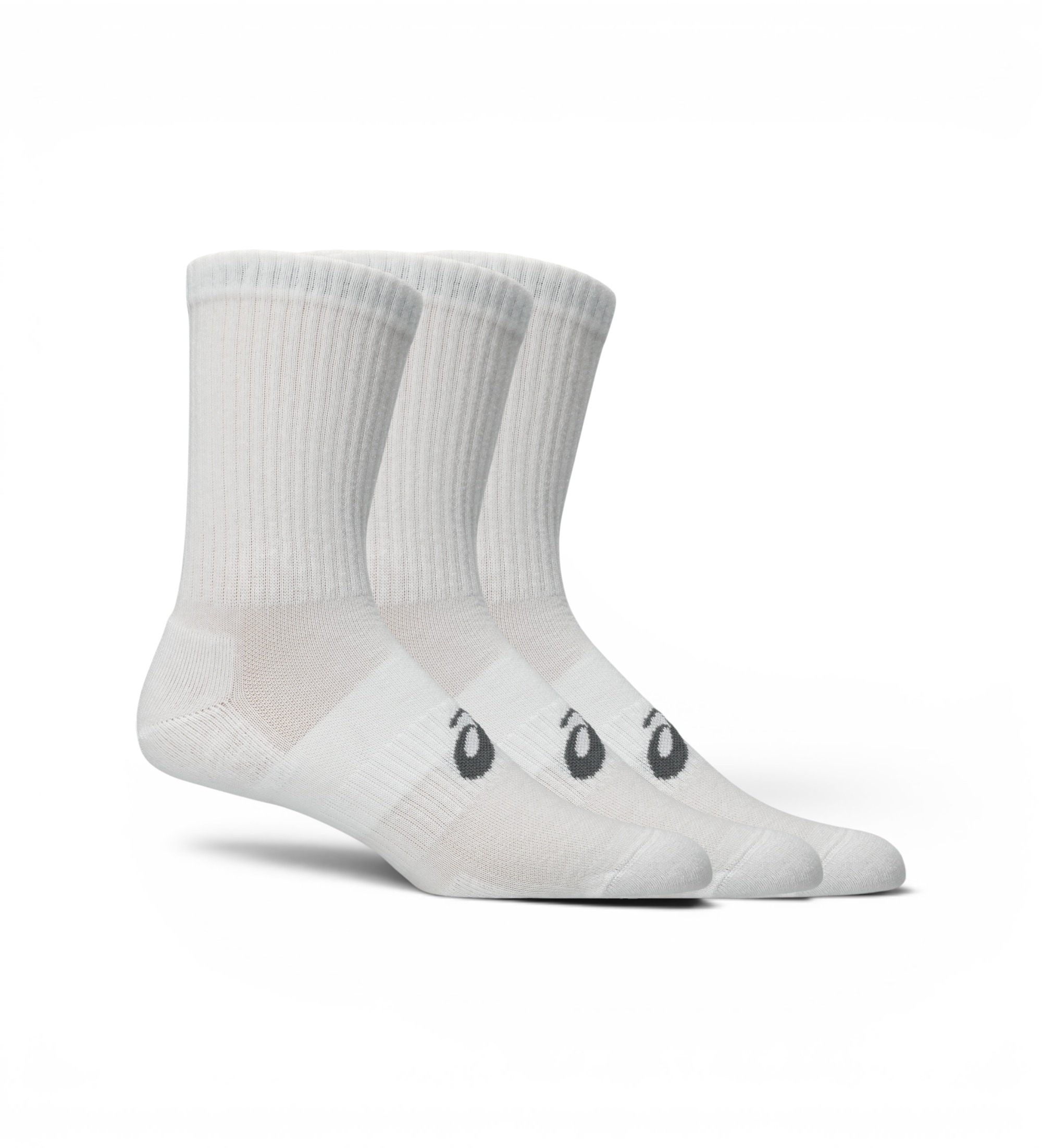 Asics Unisex. 3033C298 Pack 3 Socken Crew weiß (L), Heimtextilien, Sportlich, Baumwolle