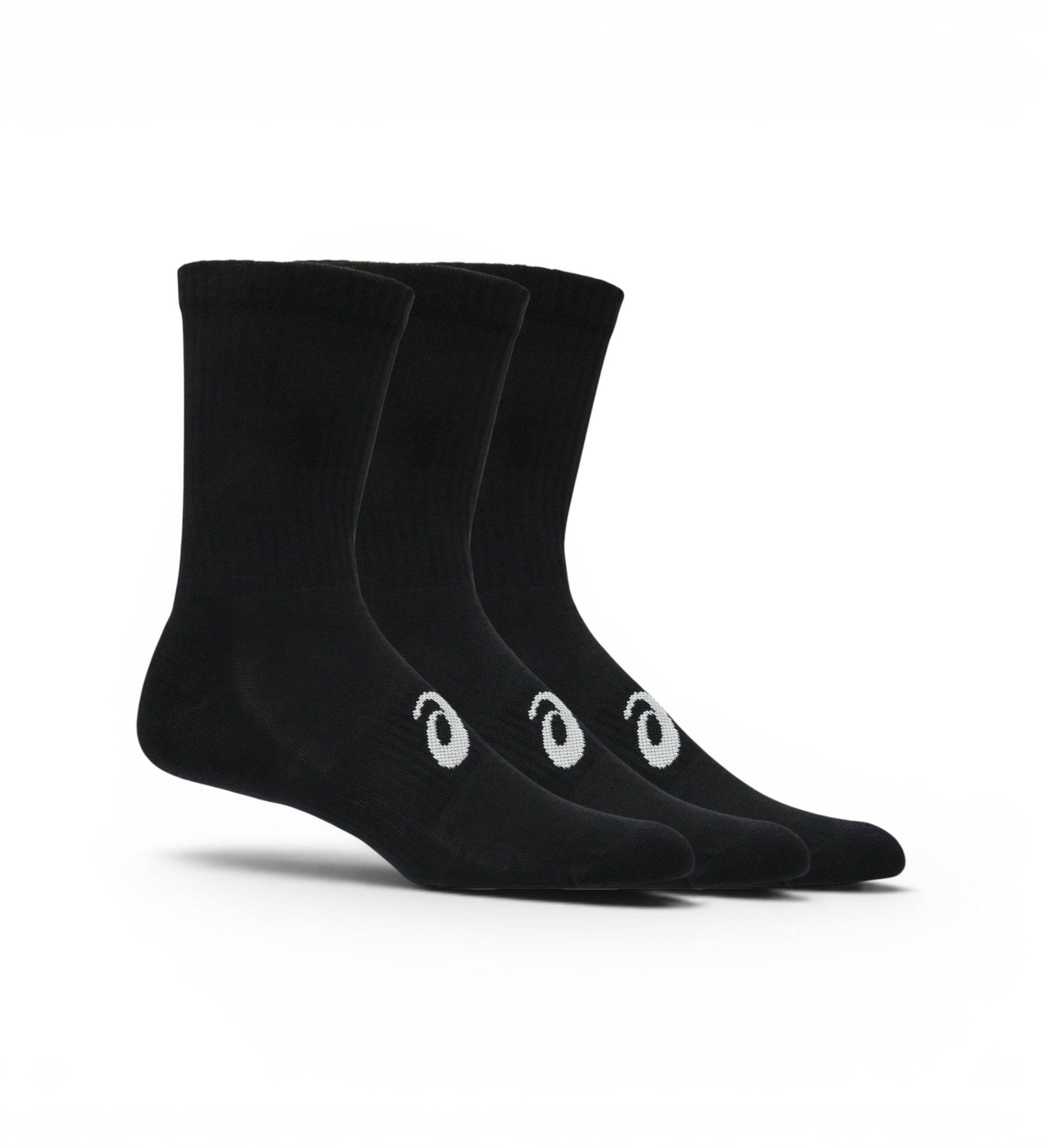 Asics Unisex. 3033C298 Pack 3 Socken Crew schwarz (S), Heimtextilien, Sportlich, Baumwolle