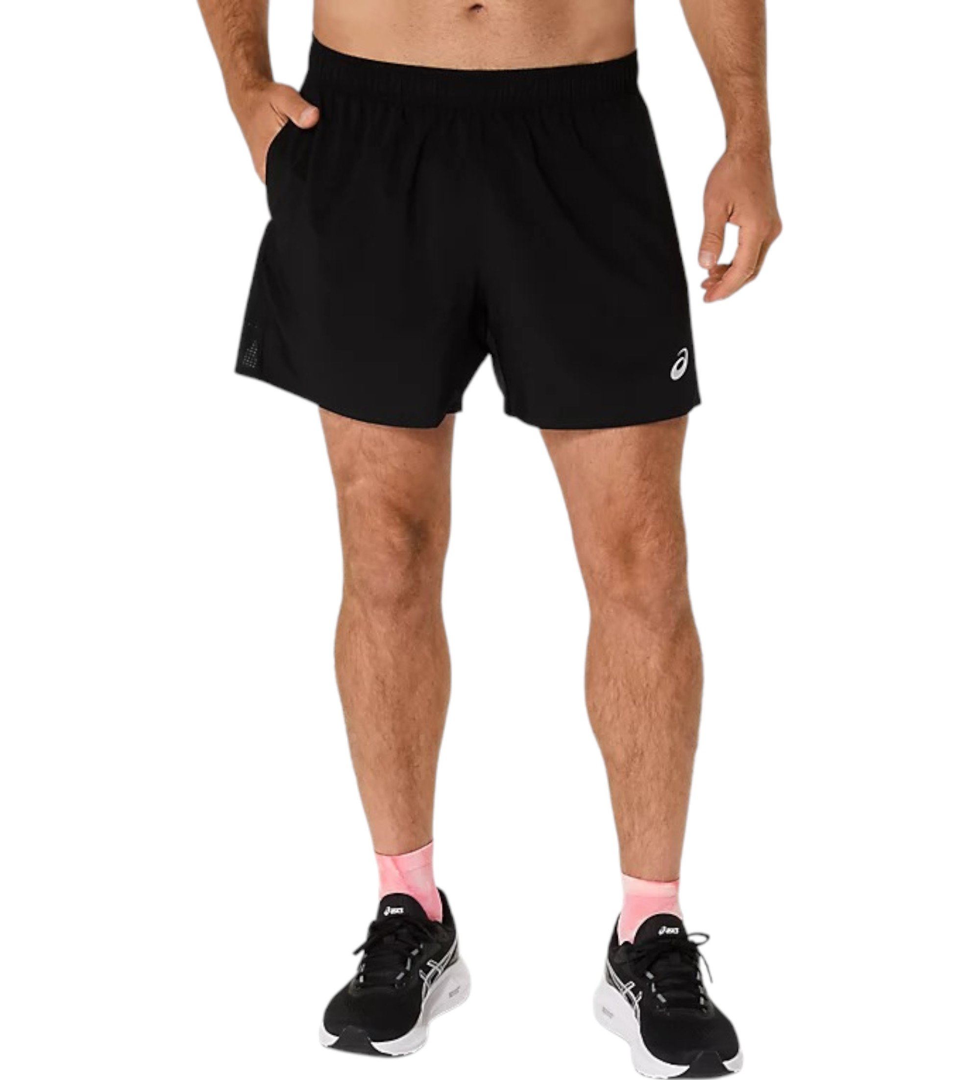Asics für Herren. 2011D214 Short Core 5in1 schwarz (XL), Sportlich, Synthetisch, Multisport