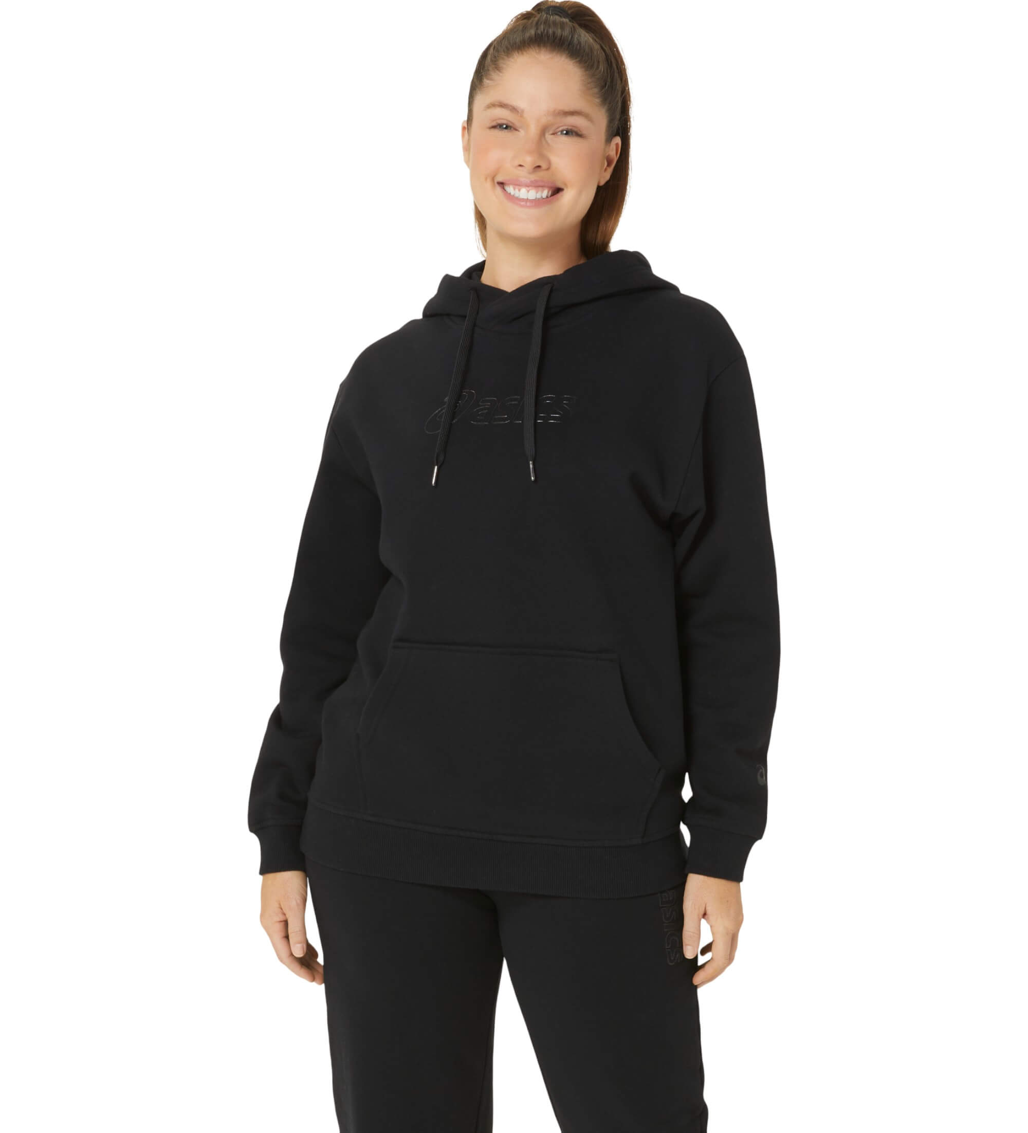 Asics für Damen. 2032C845 Sweatshirt Logo Oth schwarz (S), Lässig, Sportlich, Baumwolle, Multisport, Langarm