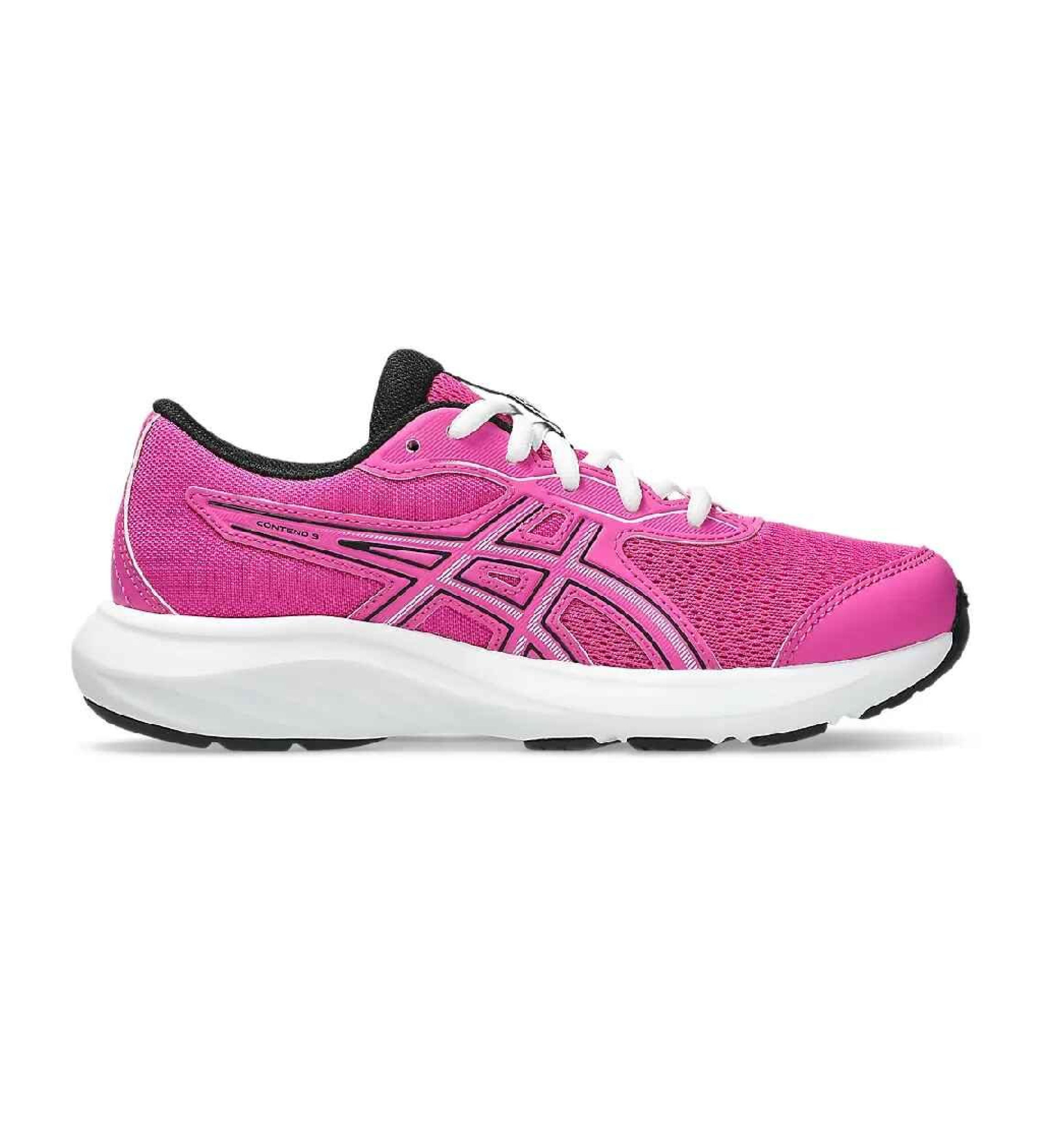 Asics für Frauen/Mädchen. 1014A337 Turnschuhe Contend 9 Gs rosa (35), Wohnung, Schnürsenkel, Lässig, Sportlich, Multisport, Kinderbekleidung