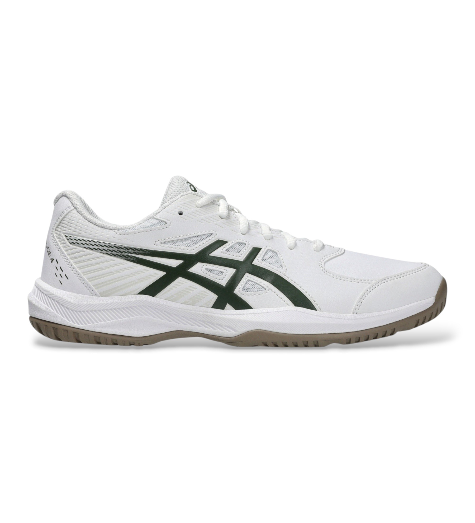 Asics für Herren. 1041A483 Court Slide 4 Sneaker weiß (45), Wohnung, Schnürsenkel, Lässig, Sportlich