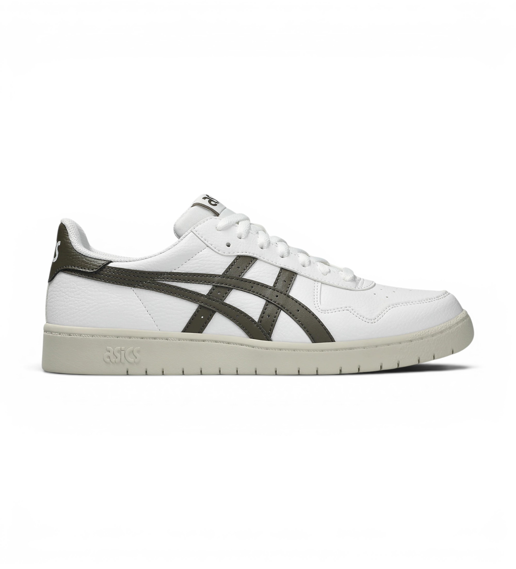 Asics Unisex. 1203A615 Sneaker Japan S aus Leder weiß (42), Wohnung, Schnürsenkel, Lässig