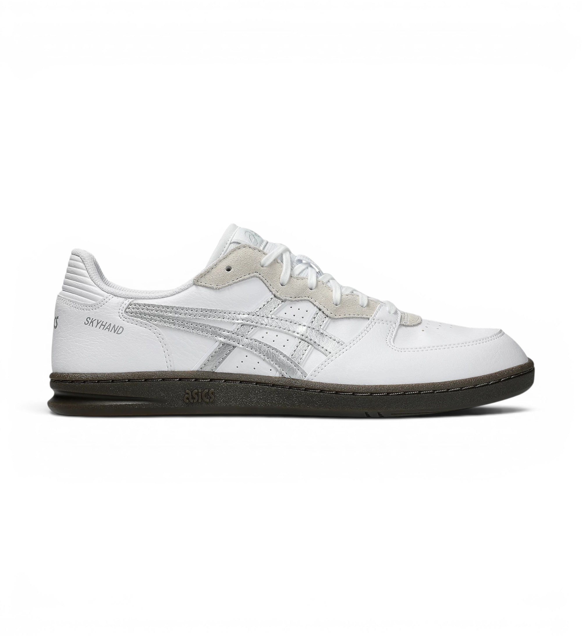 Asics für Herren. 1203A451 Skyhand OG Ledersneaker weiß (44), Wohnung, Schnürsenkel, Lässig