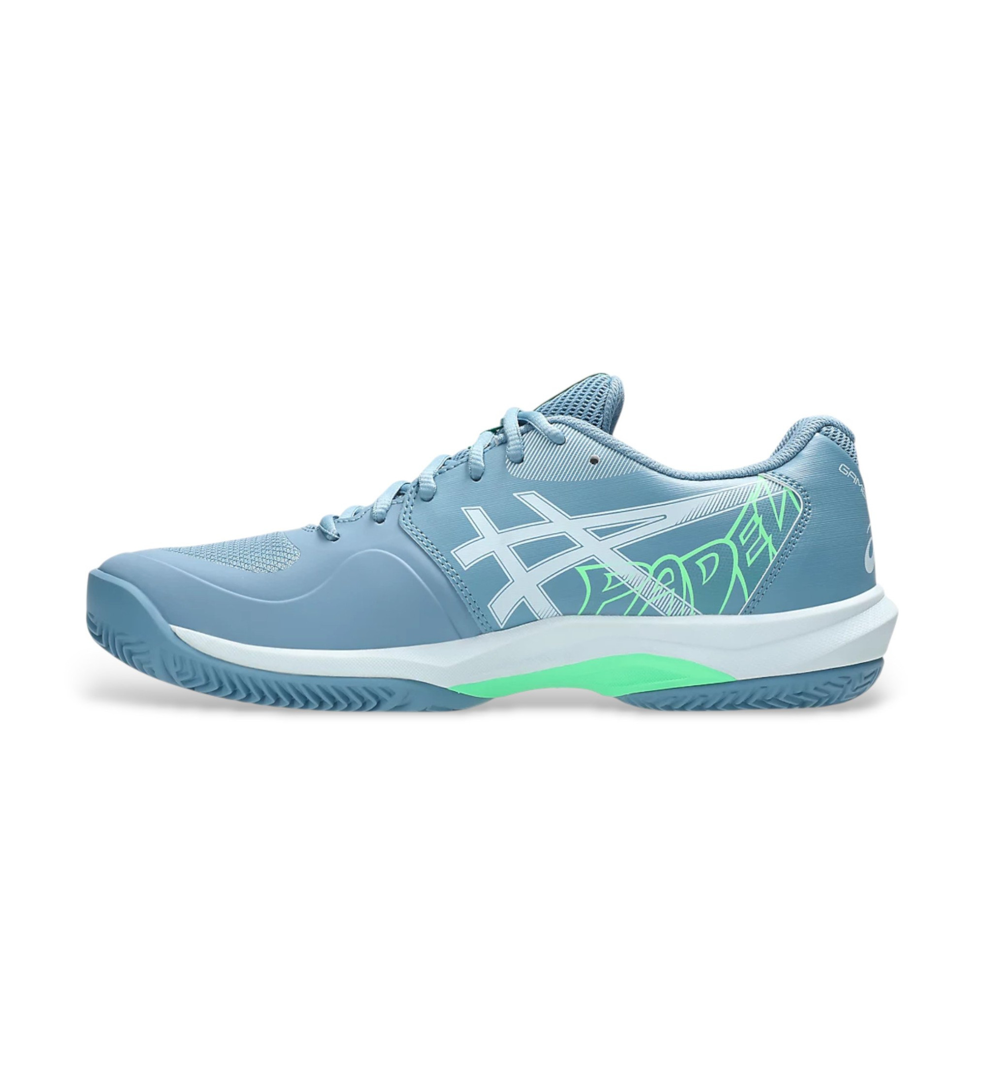 Asicsvoor mannen. 1041A493 Game Ff Padel schoenen blauw (42), Plat, Veters, Casual, Sportief, Tennis/padels, Meerdere sporten
