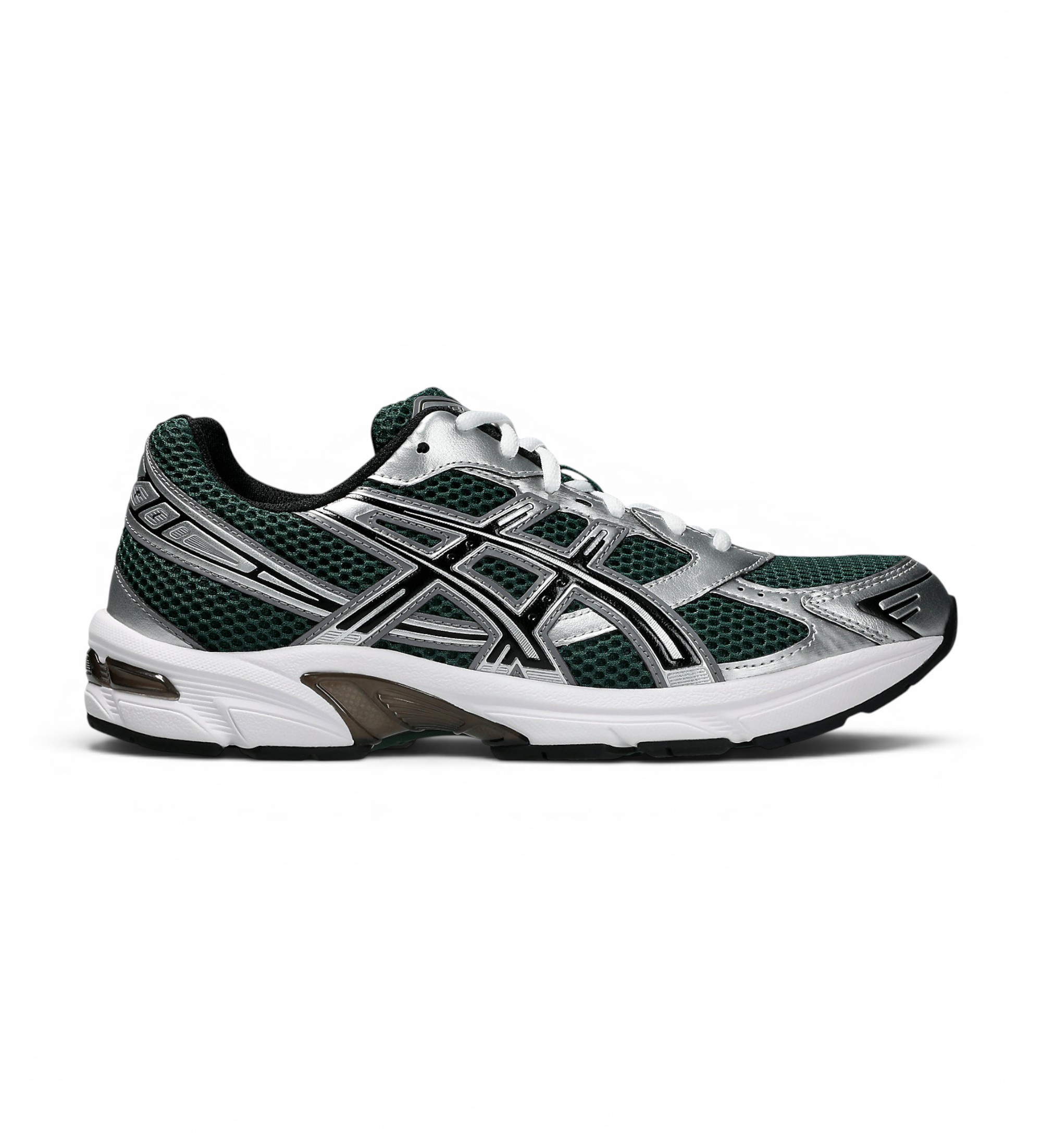 Asics für Herren. 1203A609 Gel 1130 Sneakers dunkelgrün (44), Wohnung, Schnürsenkel, Lässig