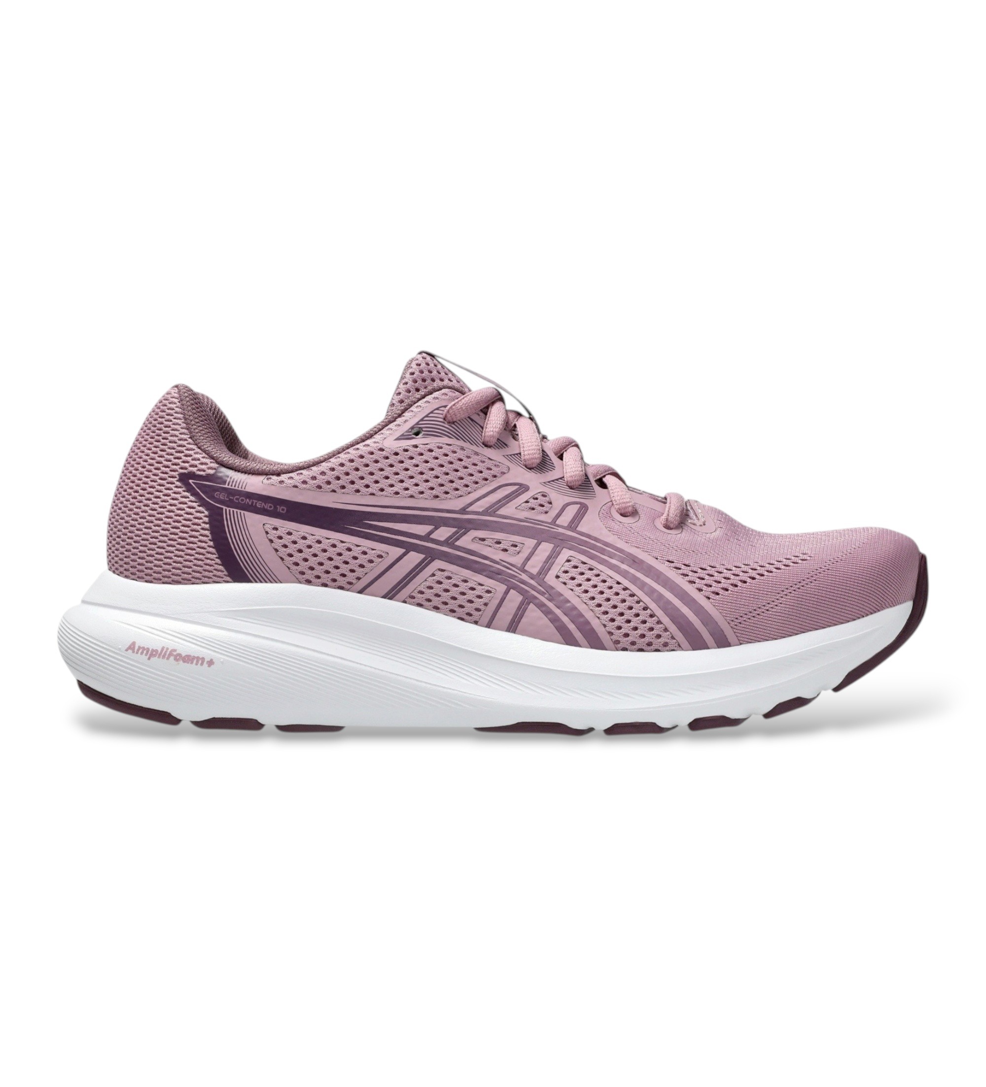 Asics für Damen. 1012C013 Sneaker GEL-Contend 10 Lachen (37.5), Stoff, Wohnung, Schnürsenkel, Lässig, Sportlich, Rosa, Laufen