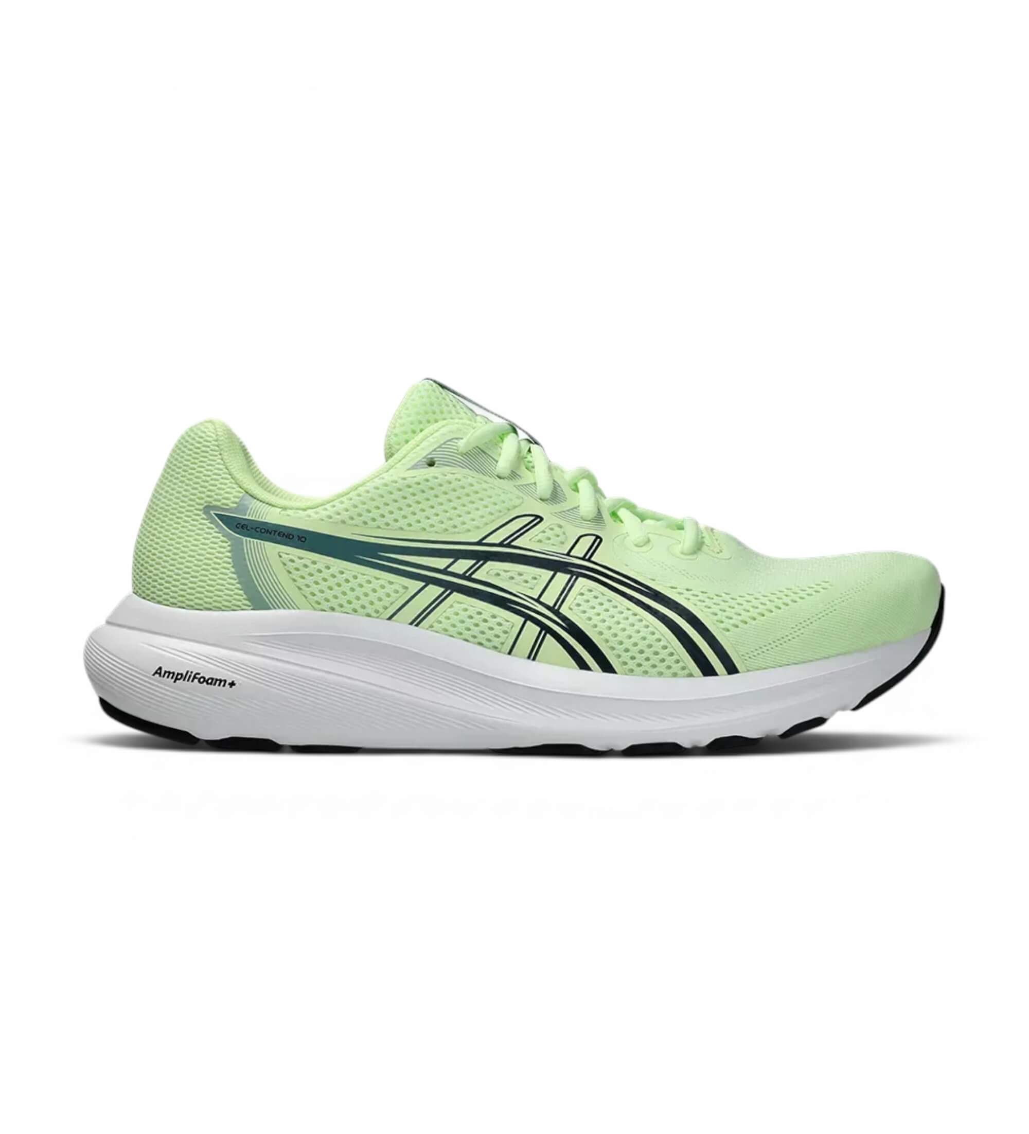 Asics für Herren. 1011C249 Sneakers Gel Contend 10 gelb (46), Wohnung, 1 bis 3 cm, Schnürsenkel, Lässig, Sportlich, Laufen, Multisport
