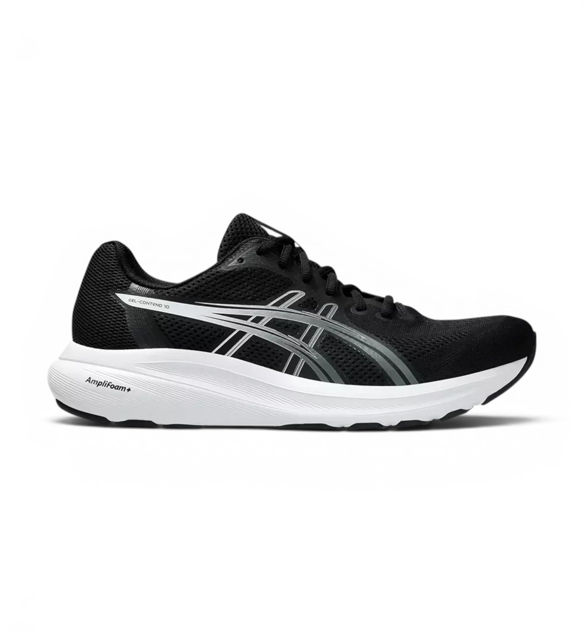 Asics für Herren. 1011C249 Sneaker Gel Contend 10 schwarz (45), Wohnung, Schnürsenkel, Lässig, Sportlich, Laufen, Multisport