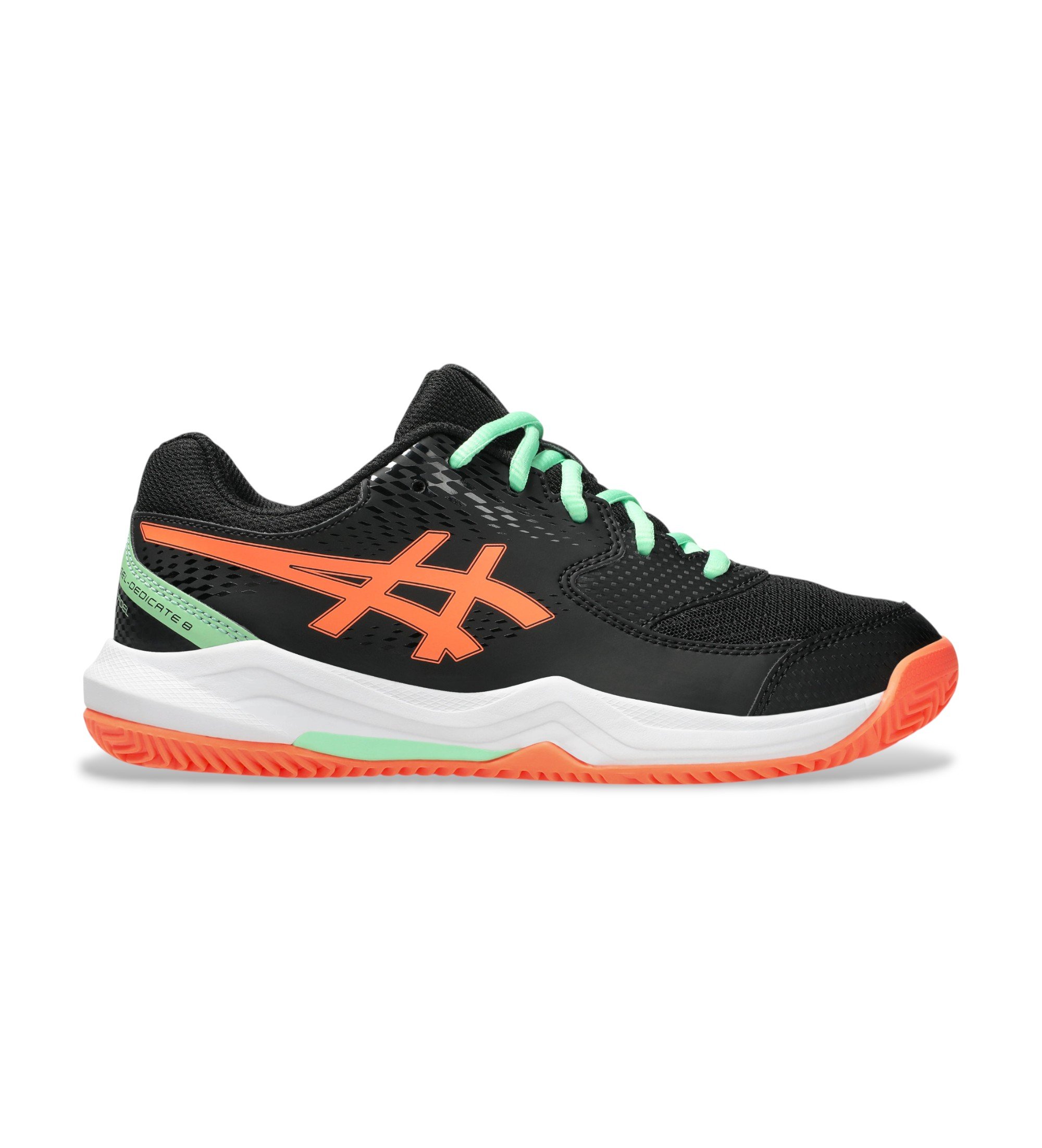 Asics für Frauen/Mädchen. 1044A064 Schuhe Gel Dedicate 8 Padel schwarz (37), Wohnung, Schnürsenkel, Lässig, Sportlich, Laufen, Tennis/Padel,