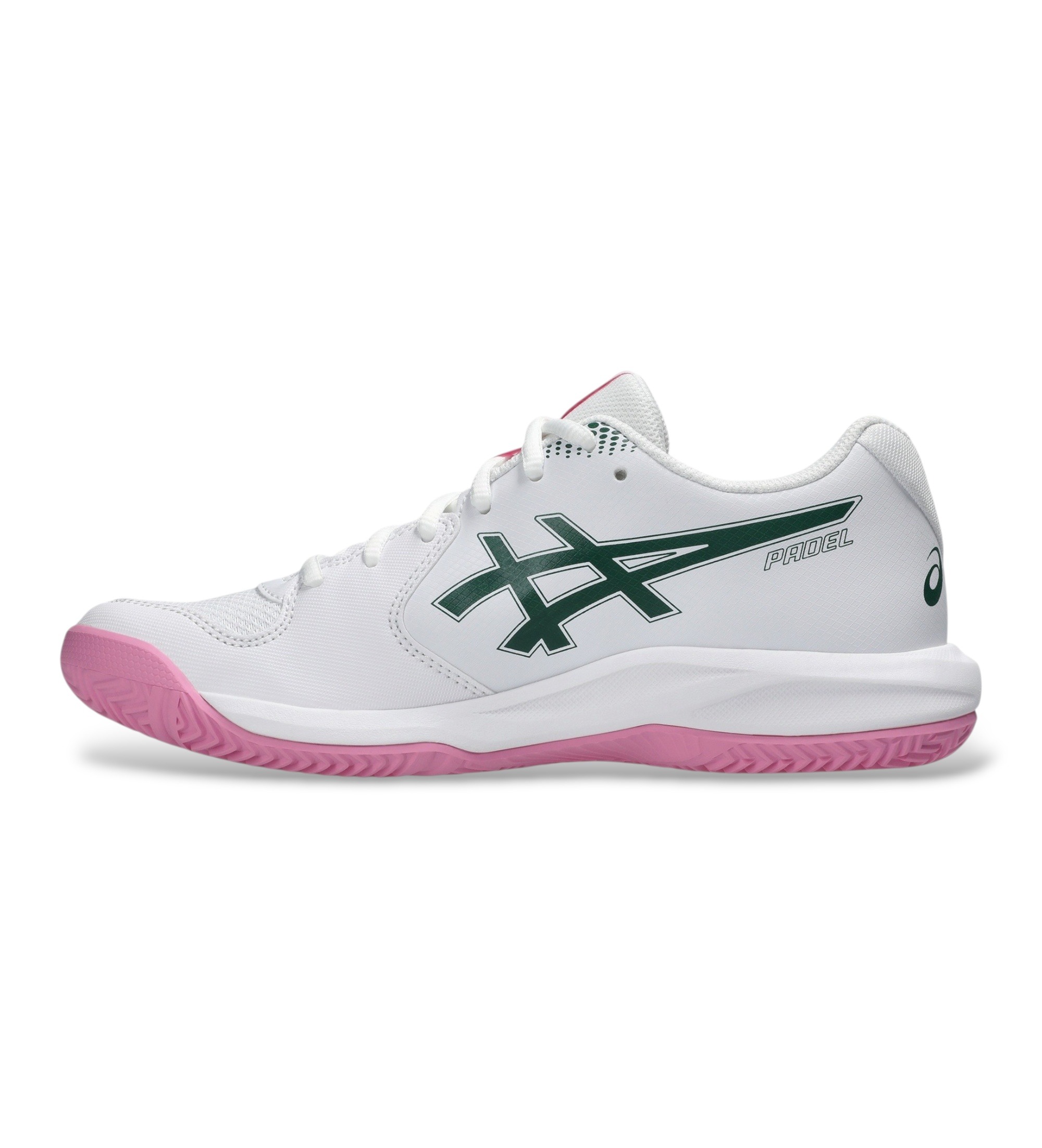 Asics pour femme. 1042A318 Chaussures GEL-Dedicate 9 Padel blanc (40), Plat, Lacets, Casuel, Sport, Tennis/Padel, Mesh