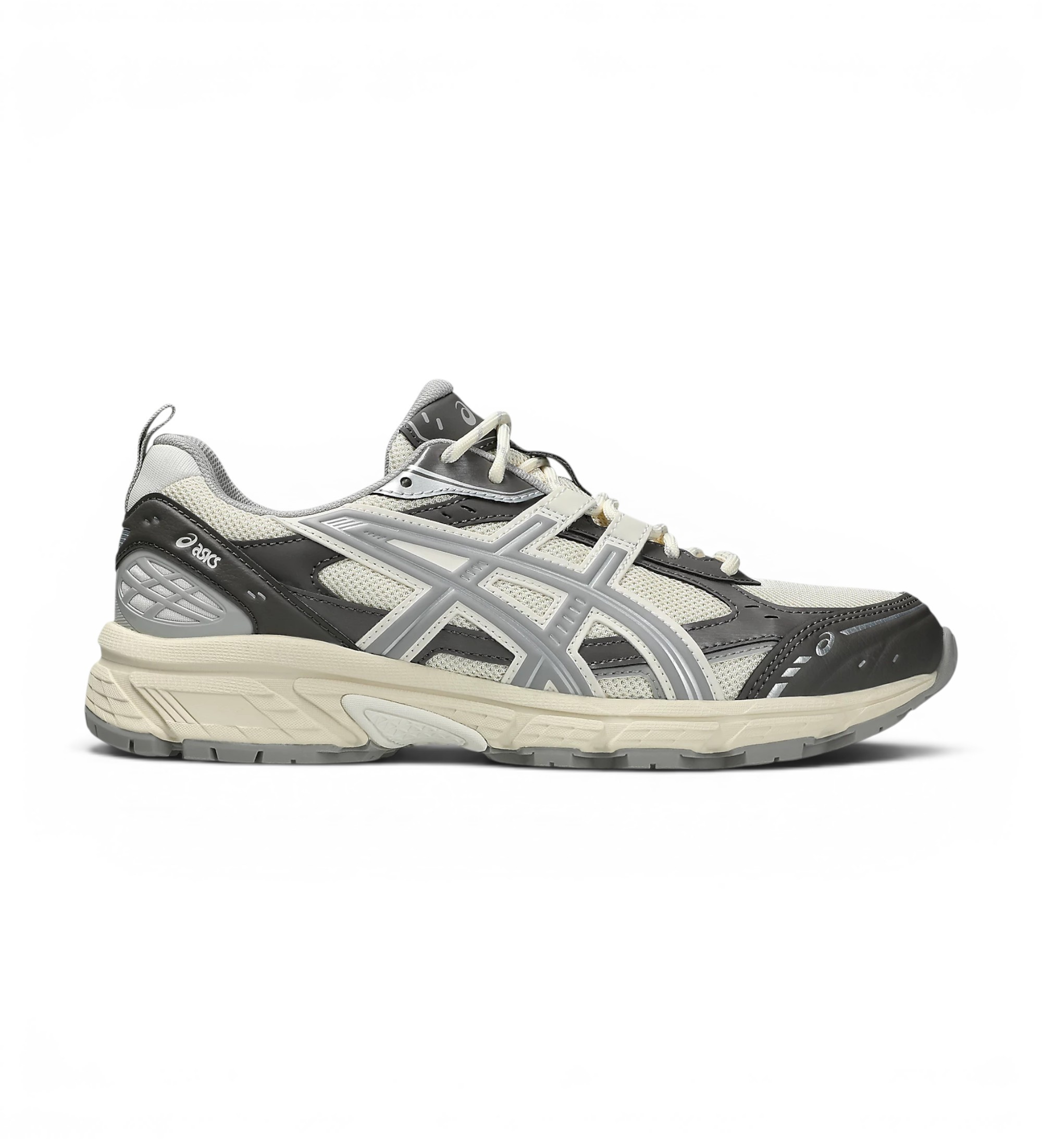 Asics für Herren. 1203A536 Sneaker Gel Nunobiki grau (40.5), Beige, Wohnung, Schnürsenkel, Lässig