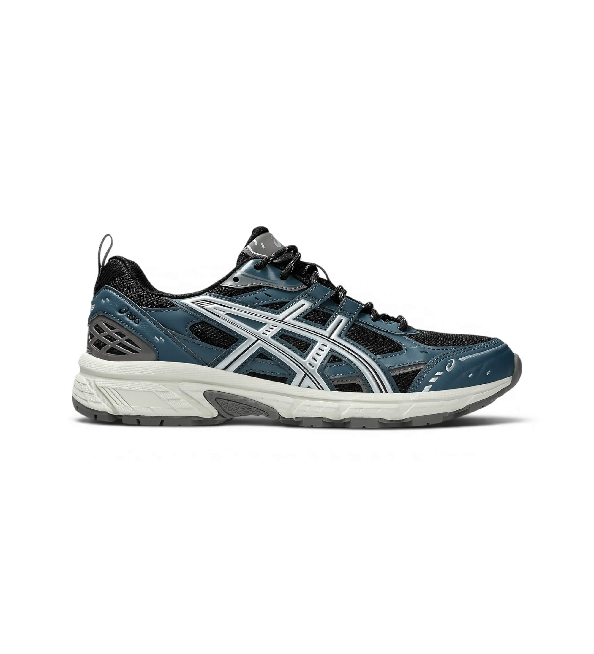 Asics für Herren. 1203A536 Sneaker Gel Nunobiki marineblau, schwarz (40.5), Wohnung, Schnürsenkel, Lässig