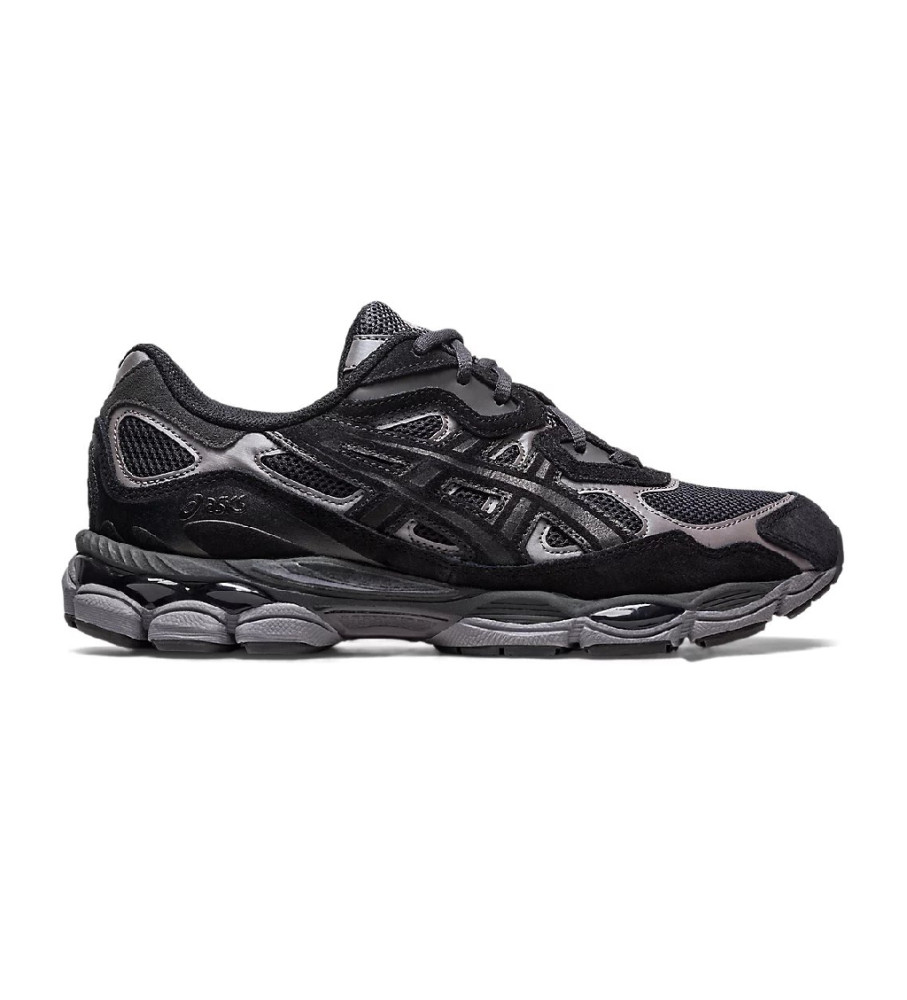 Asics Unisex. 1201A789 Turnschuhe Gel NYC schwarz (39.5), Wohnung, Schnürsenkel, Lässig, Sportlich, Laufen, Multisport