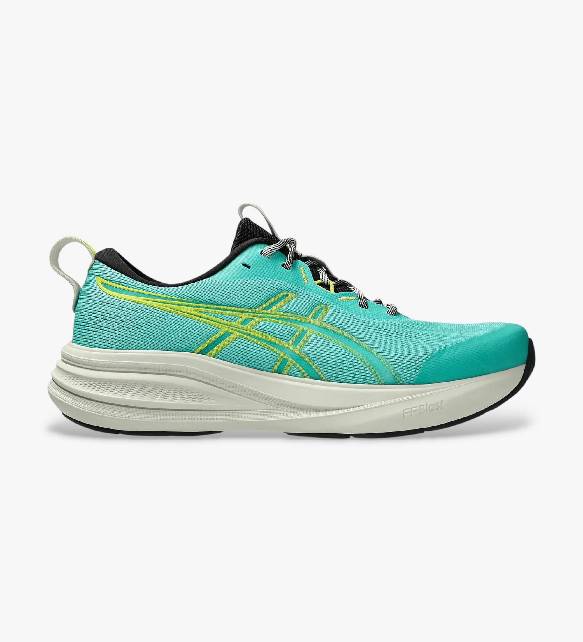 Asics für Herren. 1011C283 Turnschuhe Gel-Pulse 17 Tr grün (40), Wohnung, 1 bis 3 cm, Schnürsenkel, Lässig, Sportlich, Laufen, Multisport