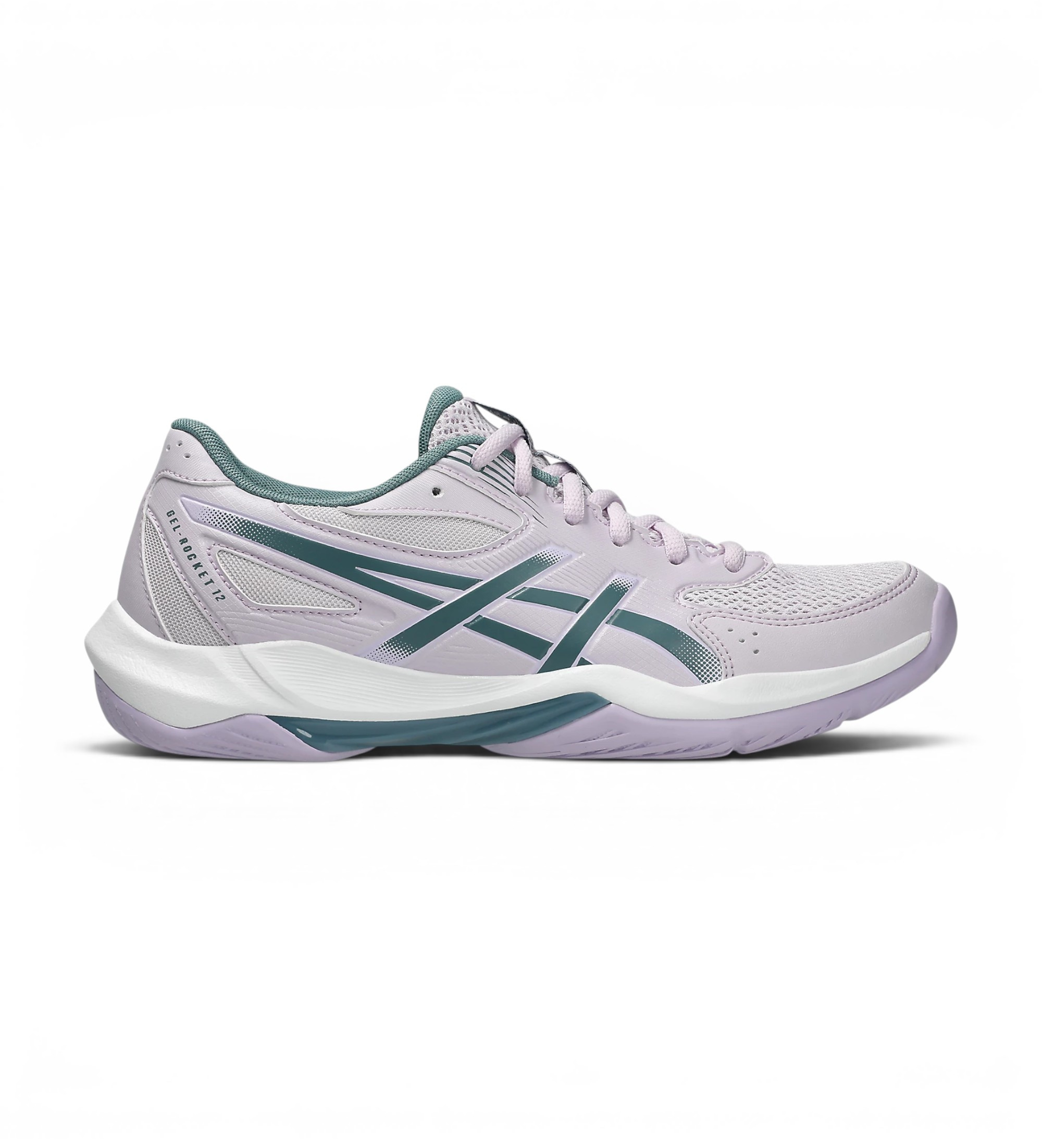 Asics für Damen. 1072A119 Sneaker Gel Rocket 12 lila (39.5), Wohnung, Schnürsenkel, Lässig, Sportlich, Flieder, Multisport