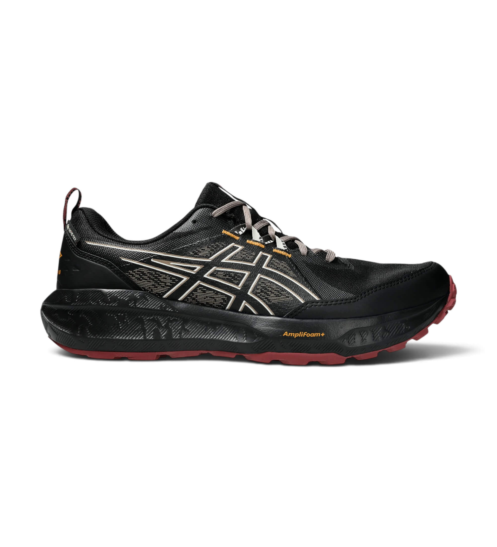 Asics für Herren. 1011B977 Sneaker GEL-Sonoma 8 GTX schwarz (44.5), Wohnung, Schnürsenkel, Laufen, Draußen