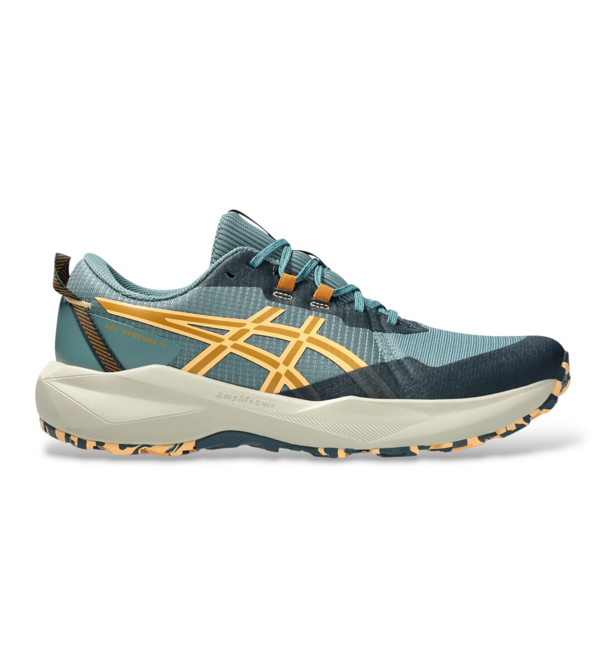 Asics für Herren. 1011C160 Sneaker Gel Venture 11 grün (41.5), Wohnung, Schnürsenkel, Lässig, Sportlich, Laufen, Türkis