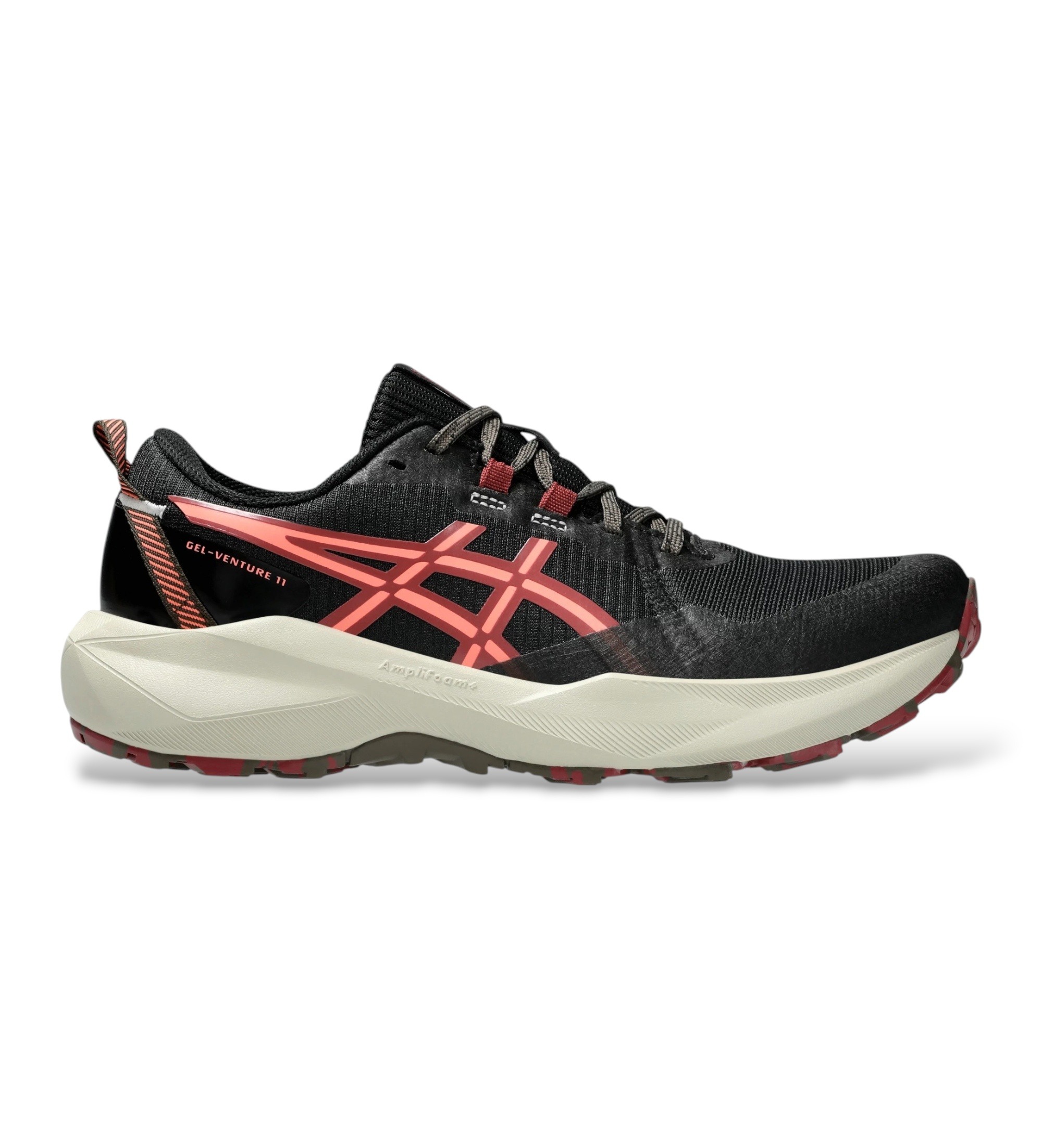 Asics für Damen. 1012B933 Sneaker Gel Venture 11 schwarz (39), Wohnung, Schnürsenkel, Lässig, Sportlich, Draußen, Laufen