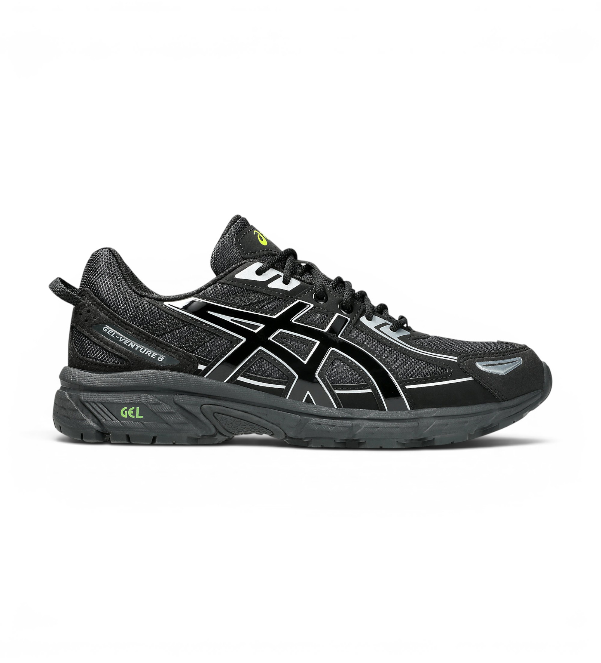 Asics für Herren. 1203A438 Gel Venture 6 Sneaker schwarz (42.5), Wohnung, Schnürsenkel, Lässig, Sportlich, Multisport