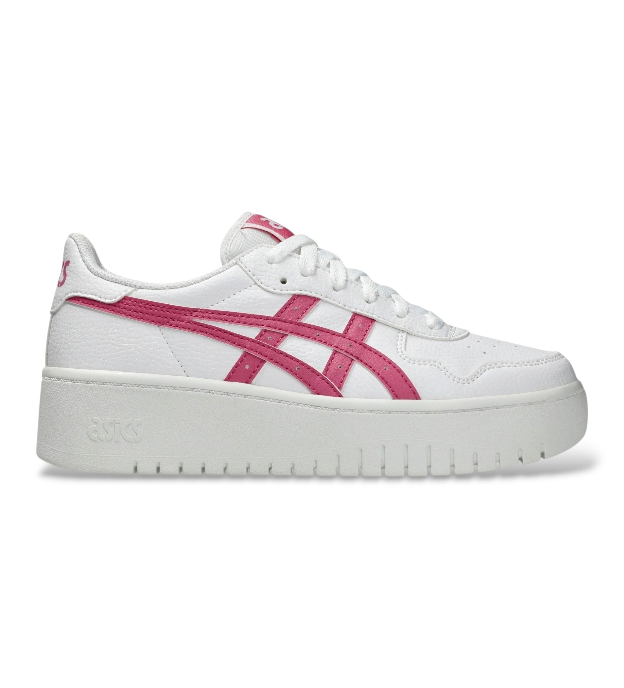 Asics für Damen. 1202A024 Leder-Sneaker Japan S PF weiß (41.5), Wohnung, Schnürsenkel, Lässig