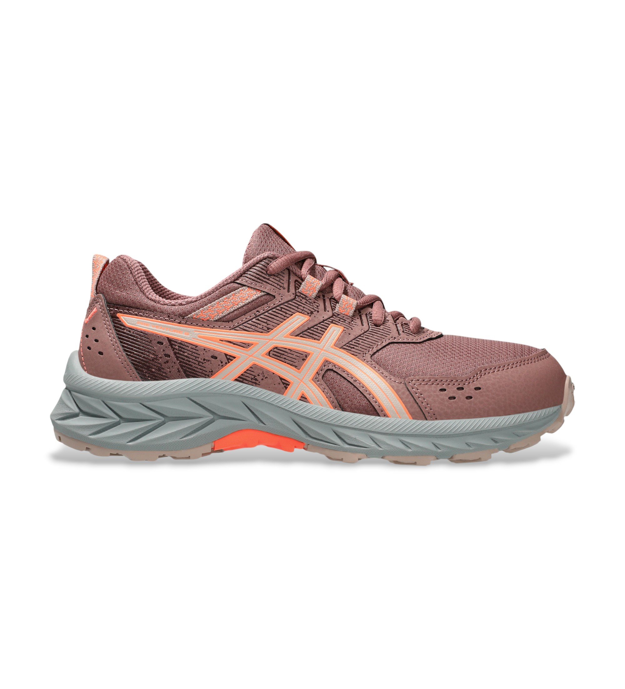 Asics für Frauen/Mädchen. 1014A276 Turnschuhe Pre Venture 9 rosa (32.5), Wohnung, Schnürsenkel, Lässig, Sportlich, Draußen, Multisport, Kind