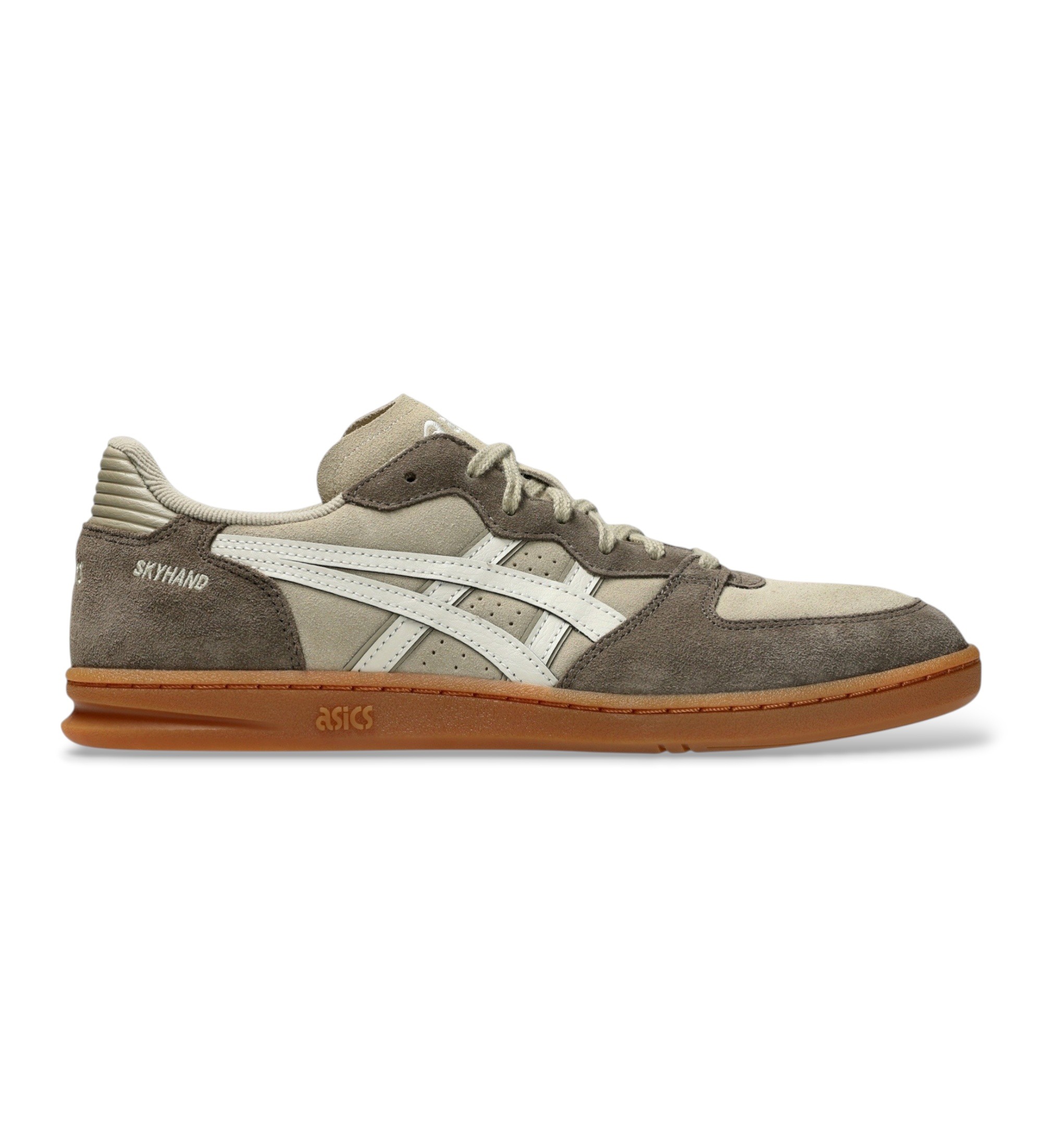 Asics Unisex. 1203A452 Skyhand OG Ledersneaker grau (39.5), Wohnung, Schnürsenkel, Lässig