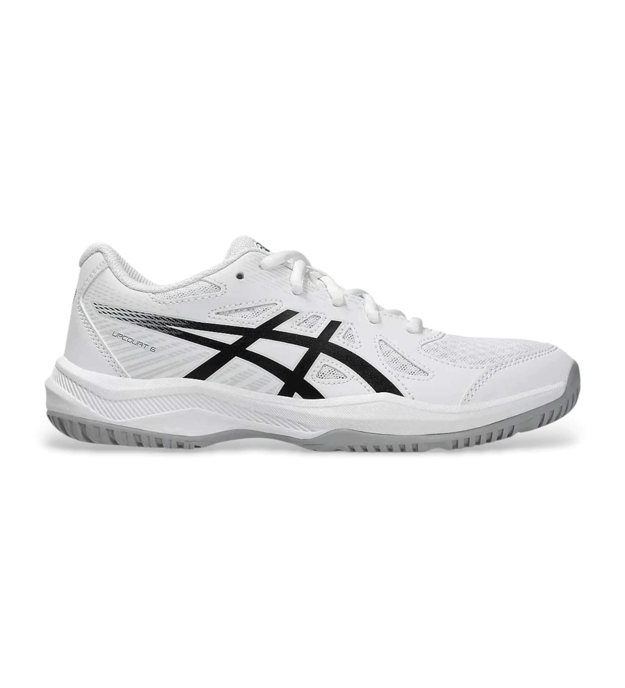 Asics für Frauen/Mädchen. 1074A045 Upcourt 6 Gs Schuhe weiß (36), Wohnung, Schnürsenkel, Lässig, Sportlich, Multisport, Kinderbekleidung