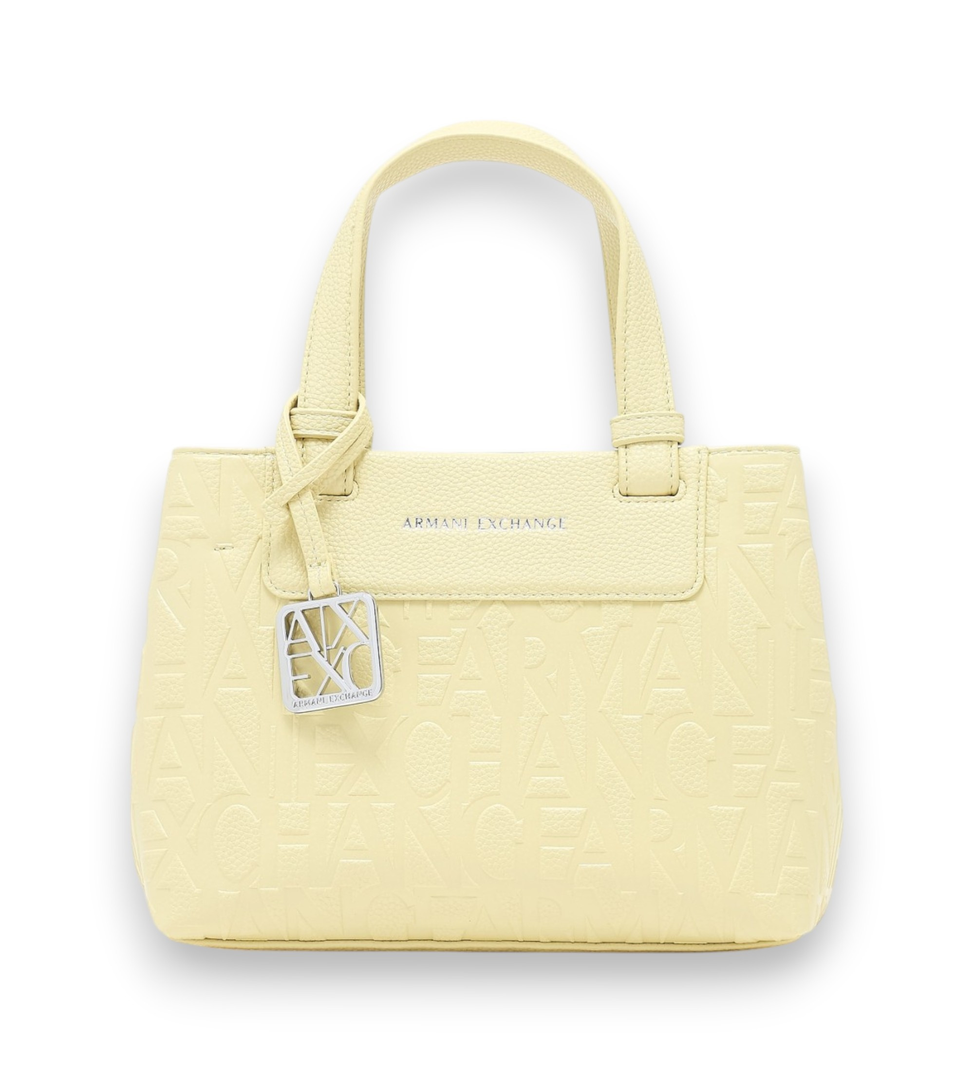 A|X Armani Exchange für Damen. XW001576AF15774U2149 Mit Logo bedruckte Tasche (OSFA), Lässig, Gelb, Polyester