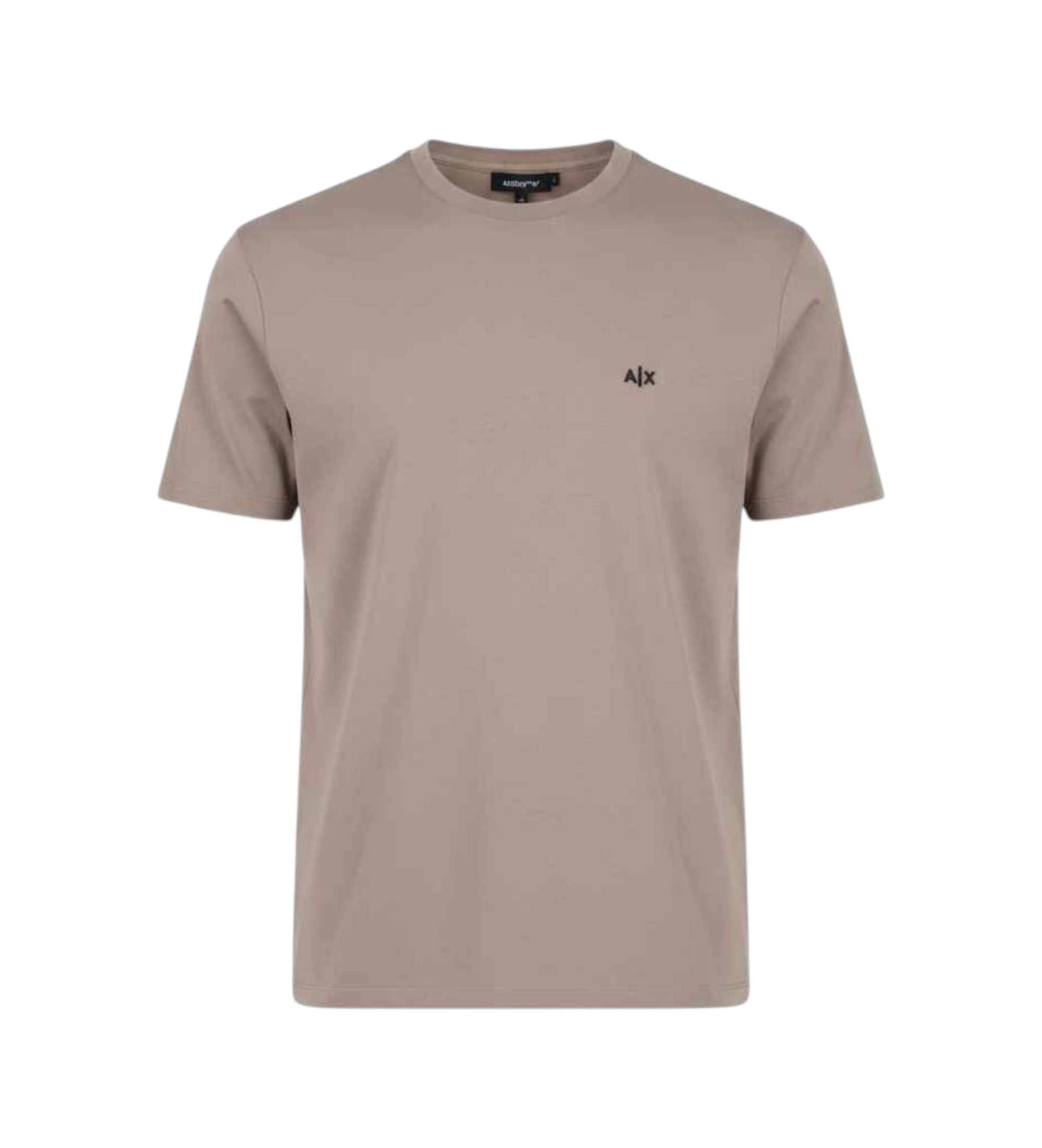 A|X Armani Exchange für Herren. XM001568AF10358U6107 Taupefarbenes Basic-T-Shirt (L), Lässig, Baumwolle, Kurzarm